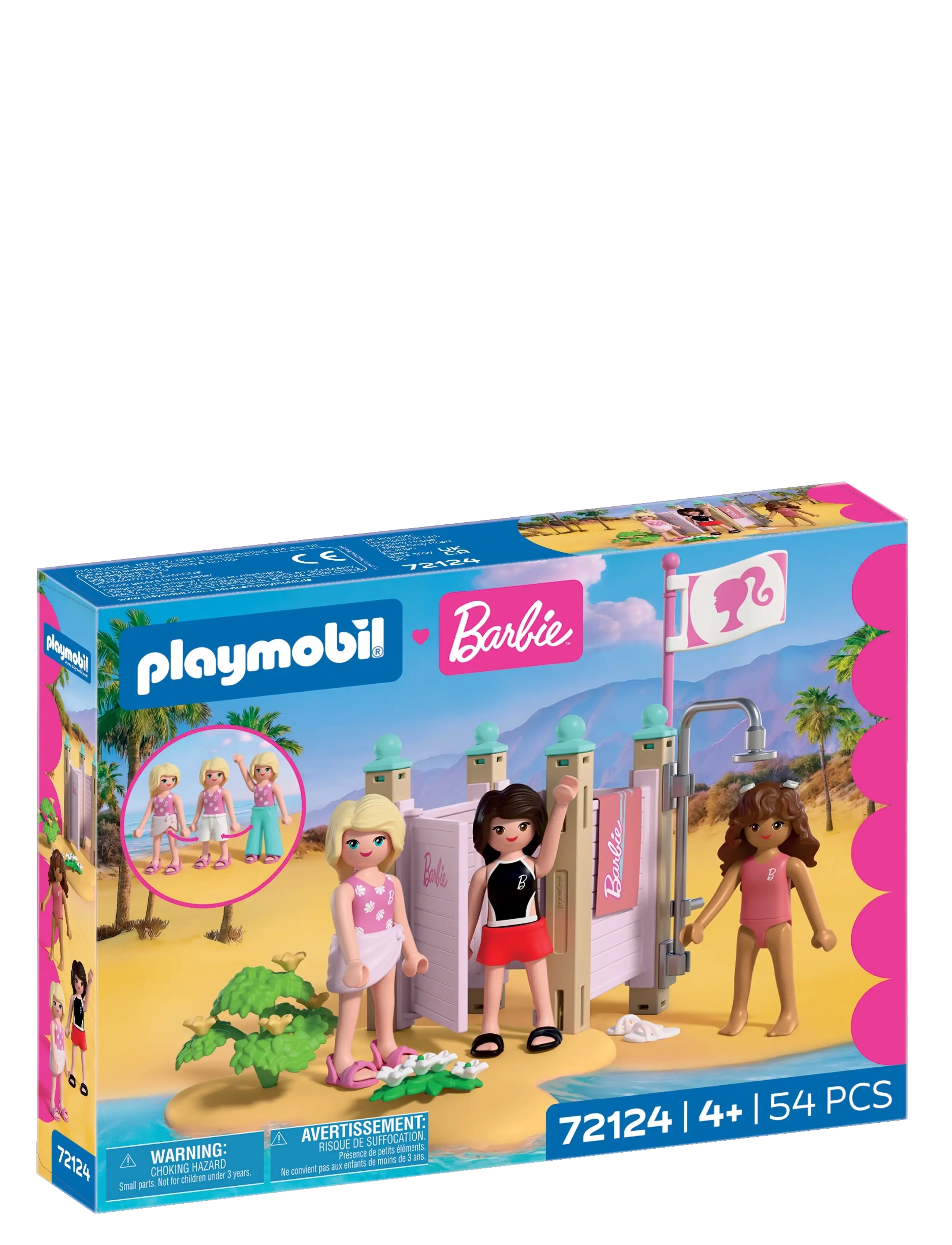 PLAYMOBIL Barbie Strandpåklædning, One Size, Pink, Playmobil Legetøj > Playmobil Princess, Børn