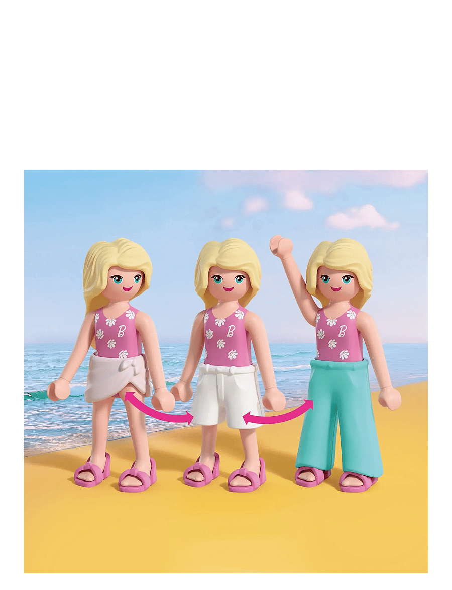 PLAYMOBIL - Barbie strandpåkledning - playmobil princess magic - multicolored - 4