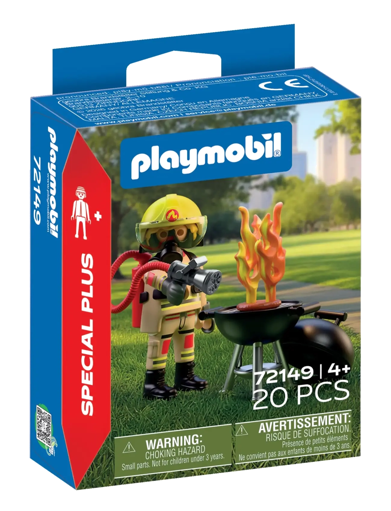 PLAYMOBIL Firefighter with Make-Believe Fire - Zwischen 30 und 50€ - MULTICOLORED / multi