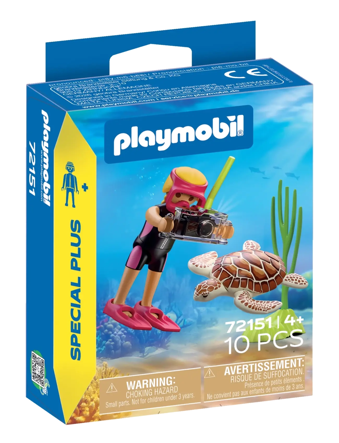 PLAYMOBIL Female Diver with Turtle - Zwischen 30 und 50€ - MULTICOLORED / multi