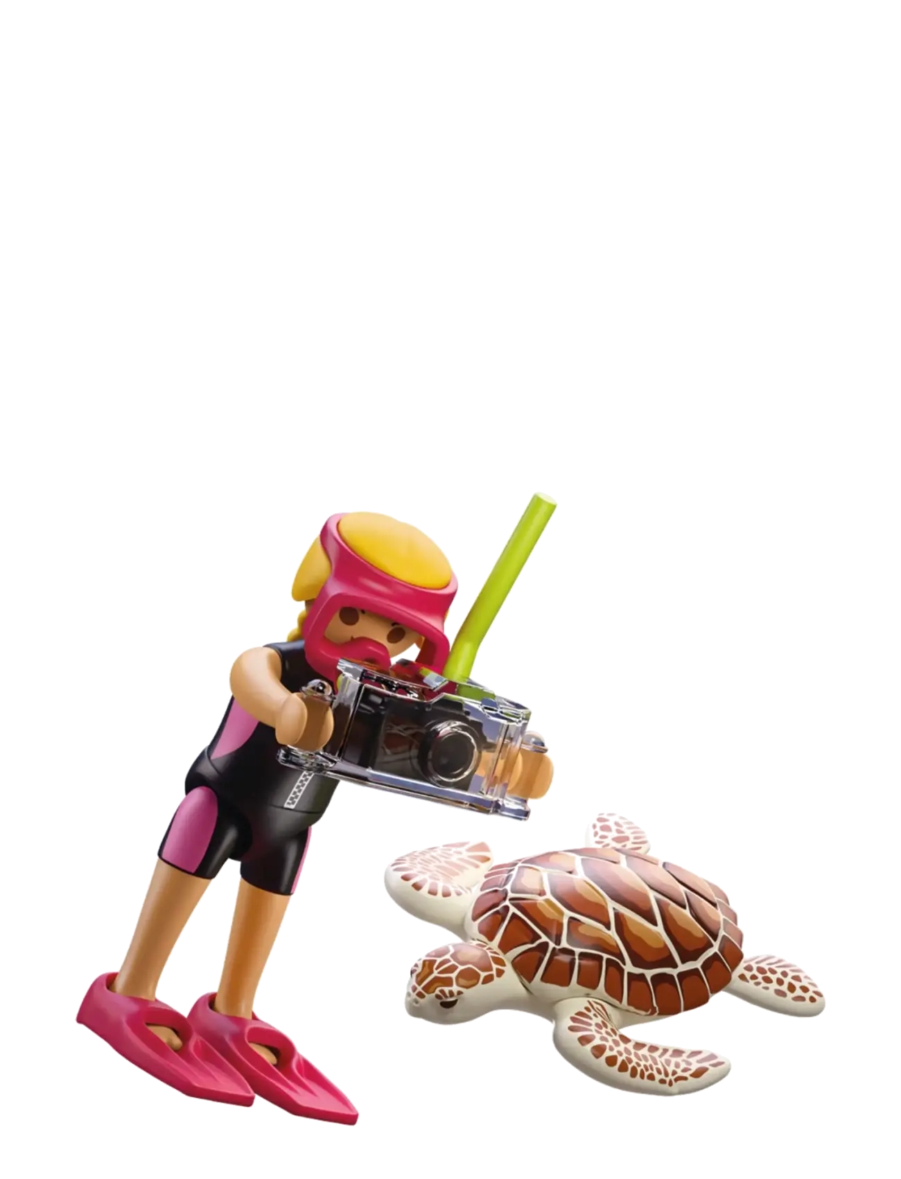 PLAYMOBIL - Female Diver with Turtle - multicolored - 1