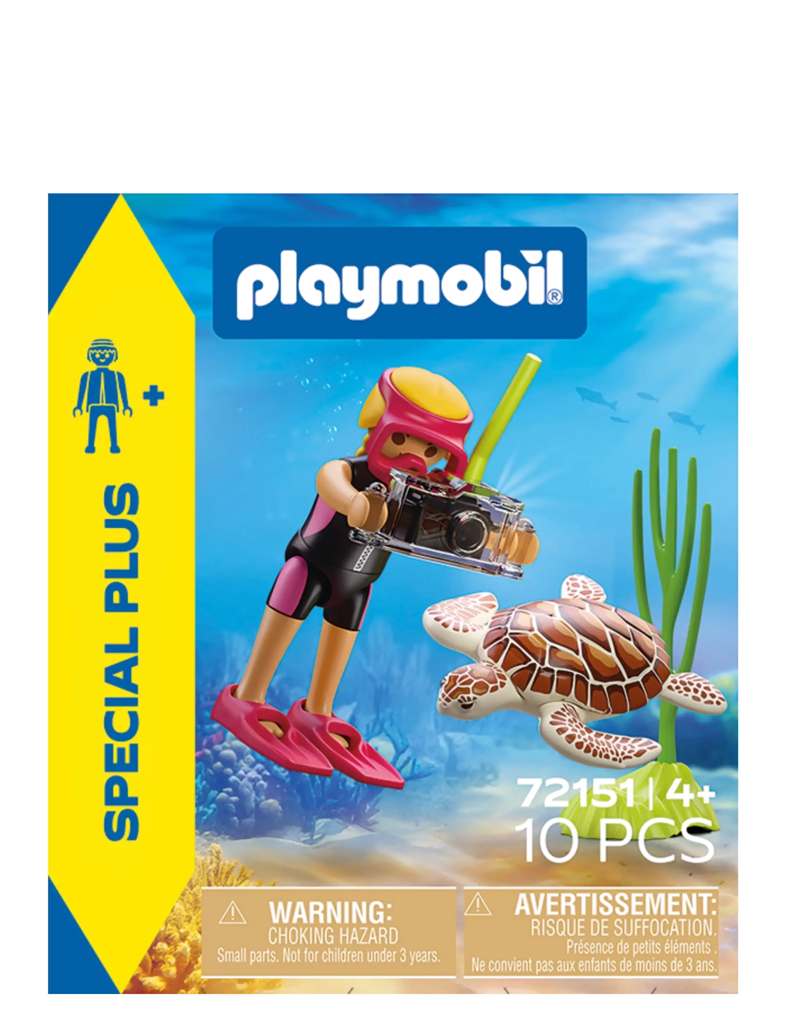 PLAYMOBIL - Female Diver with Turtle - multicolored - 2