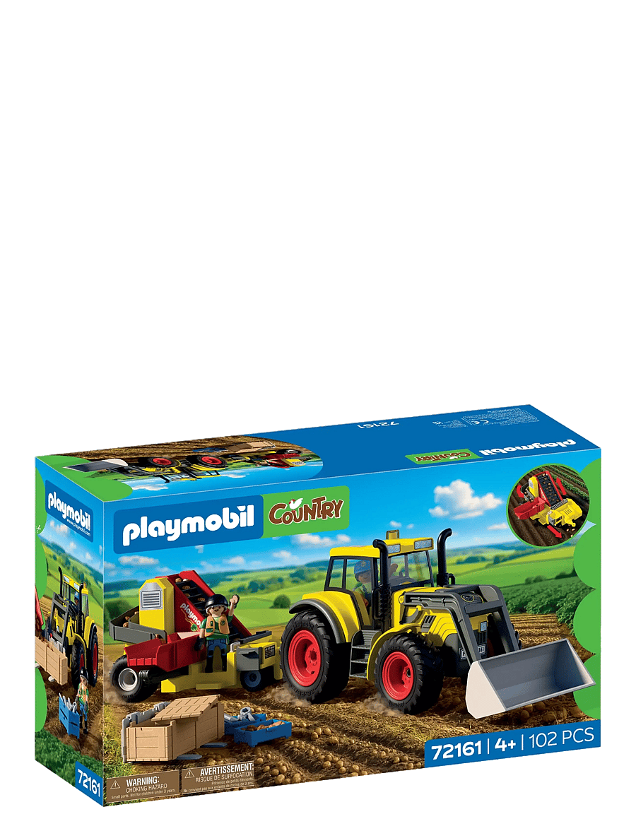 PLAYMOBIL - Large Tractor with Potato Harvester - multicolored - 1