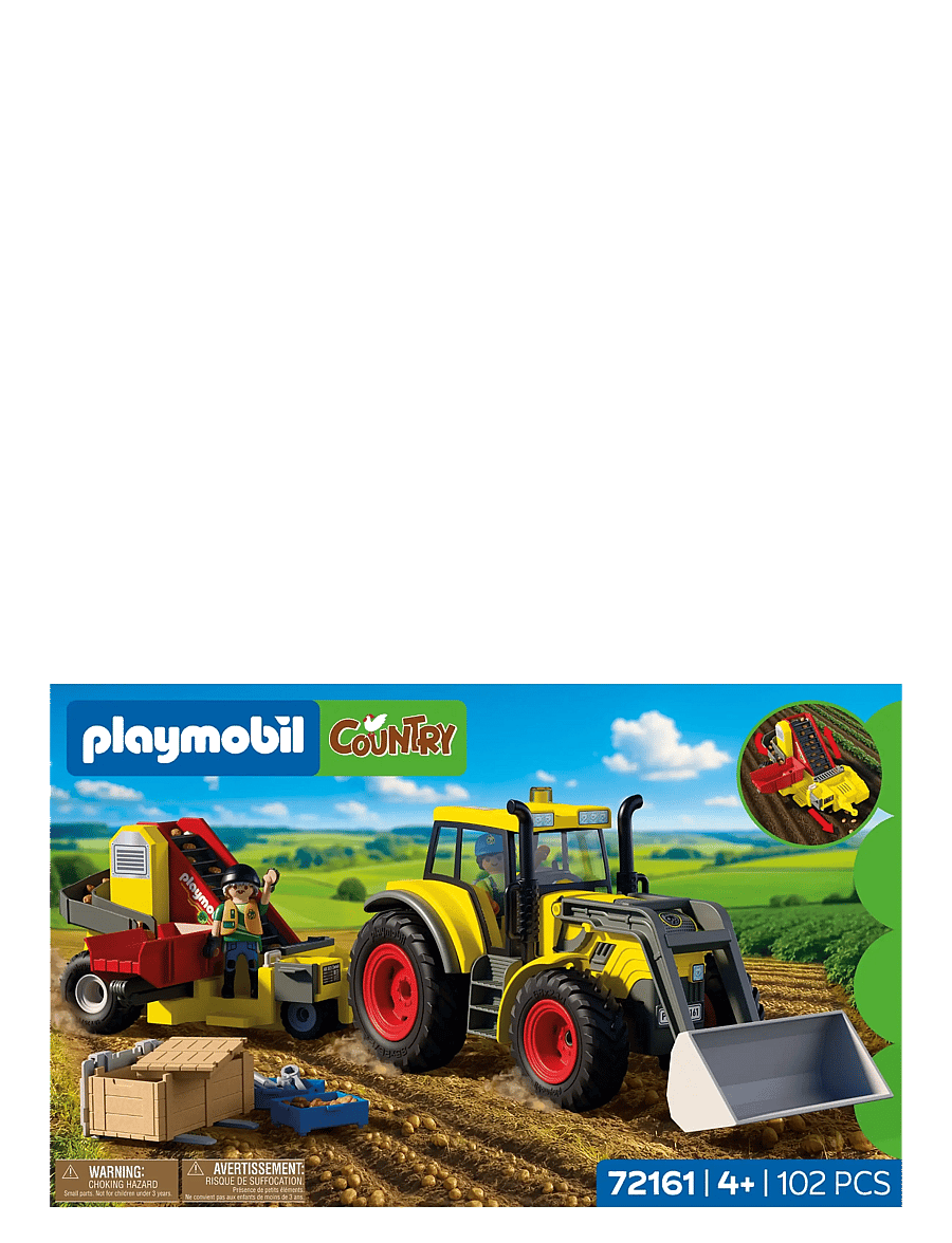 PLAYMOBIL - Large Tractor with Potato Harvester - multicolored - 2