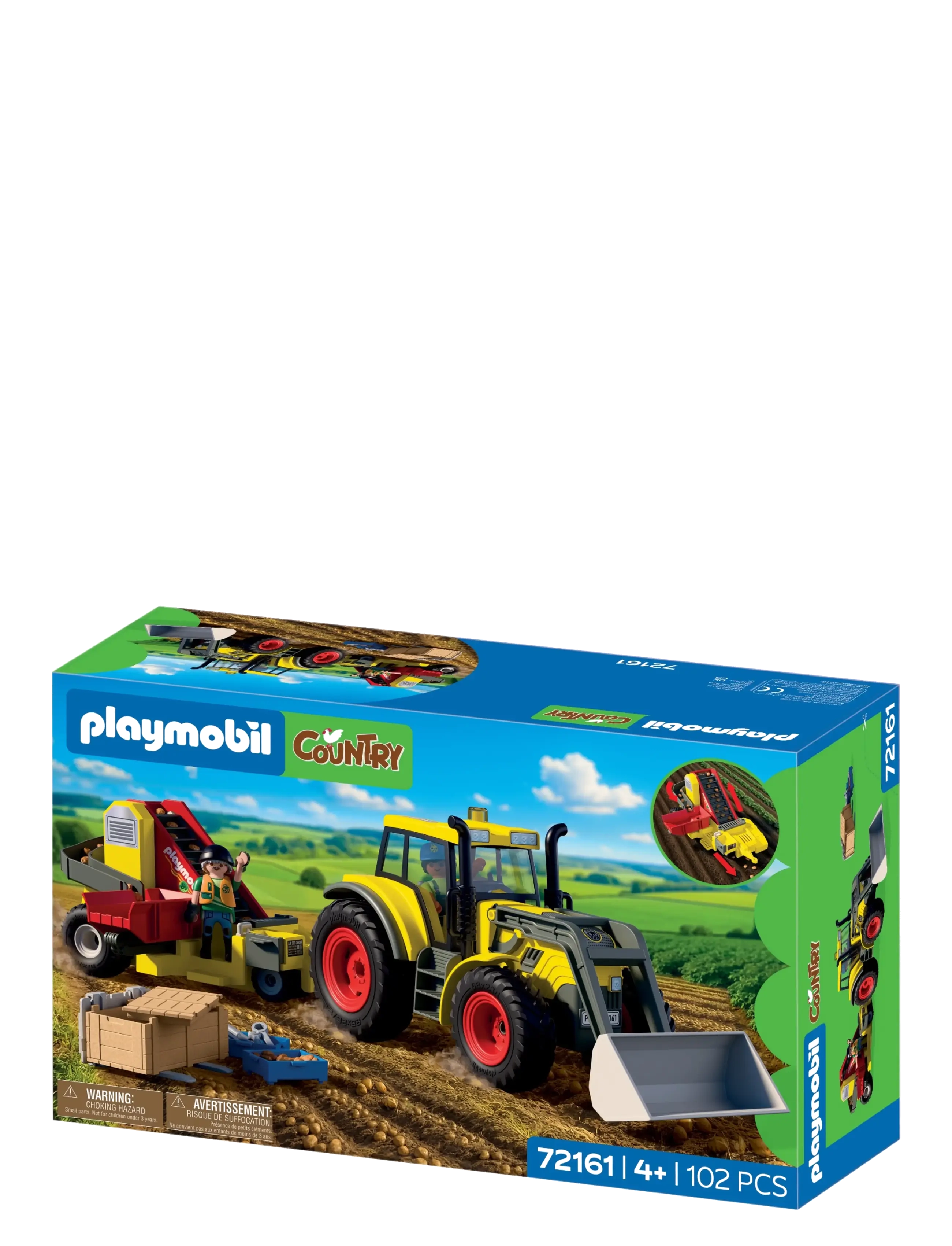 PLAYMOBIL - Large Tractor with Potato Harvester - multicolored - 3
