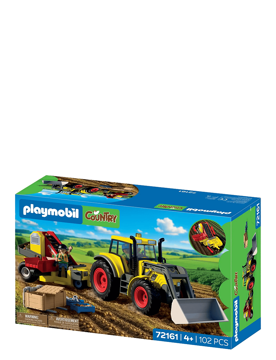 PLAYMOBIL - Large Tractor with Potato Harvester - multicolored - 3