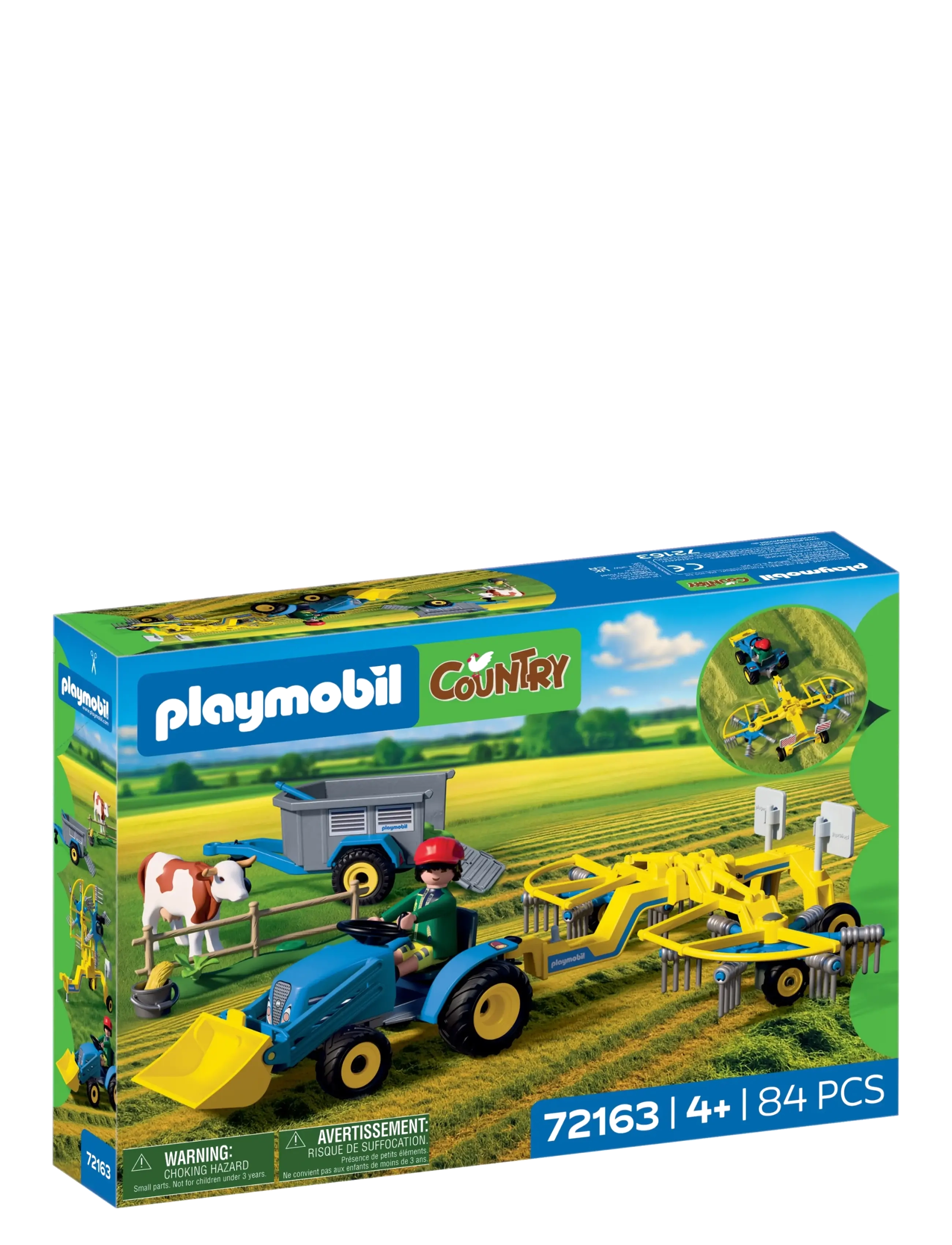 PLAYMOBIL Small Tractor with Hay Swather - Über 50€ - MULTICOLORED / multi