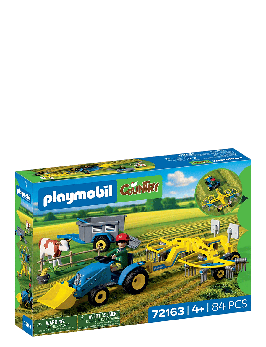 PLAYMOBIL - Small Tractor with Hay Swather - multicolored - 1