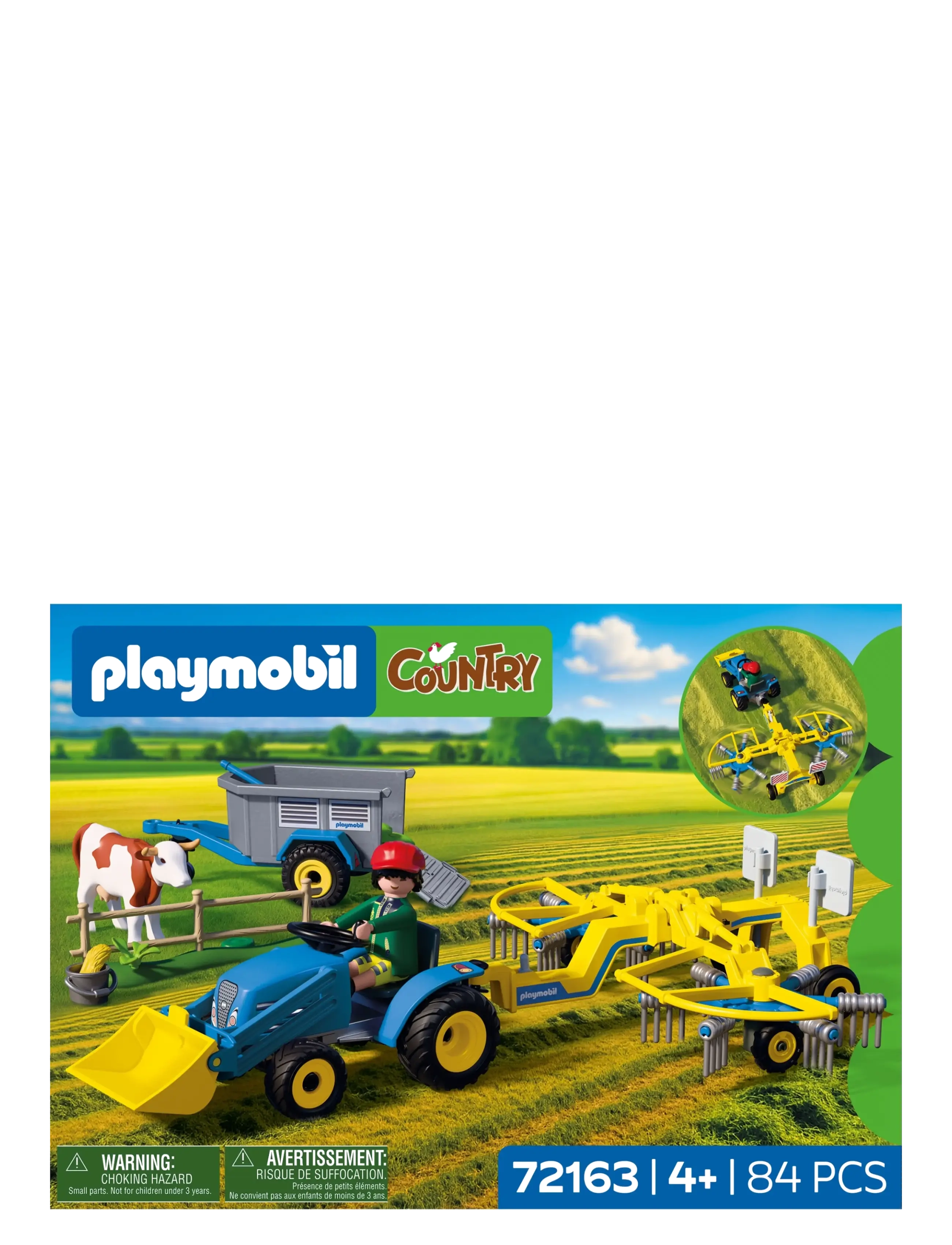 PLAYMOBIL - Small Tractor with Hay Swather - multicolored - 2