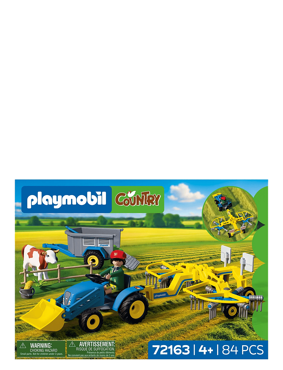 PLAYMOBIL - Small Tractor with Hay Swather - multicolored - 2