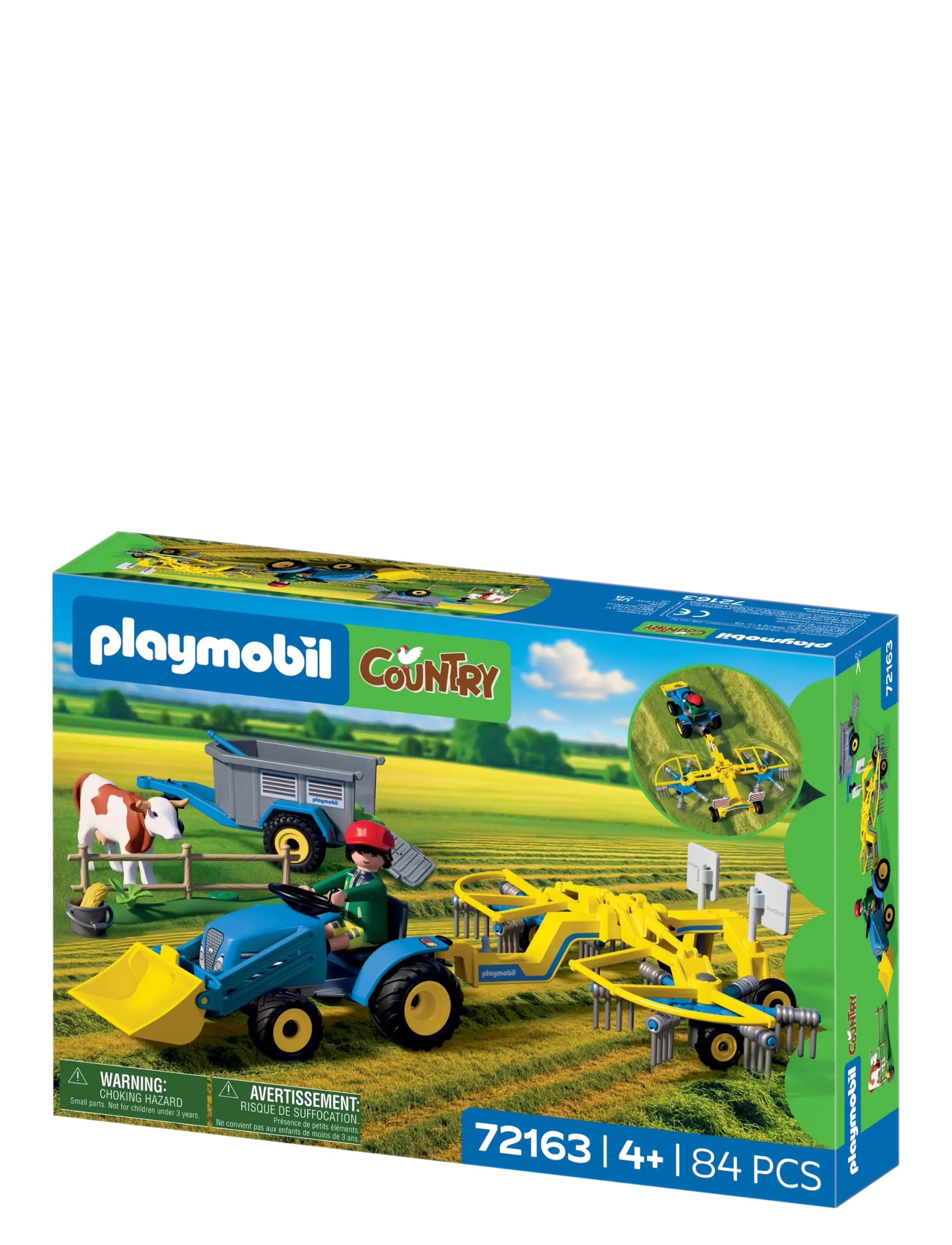 PLAYMOBIL - Small Tractor with Hay Swather - multicolored - 3
