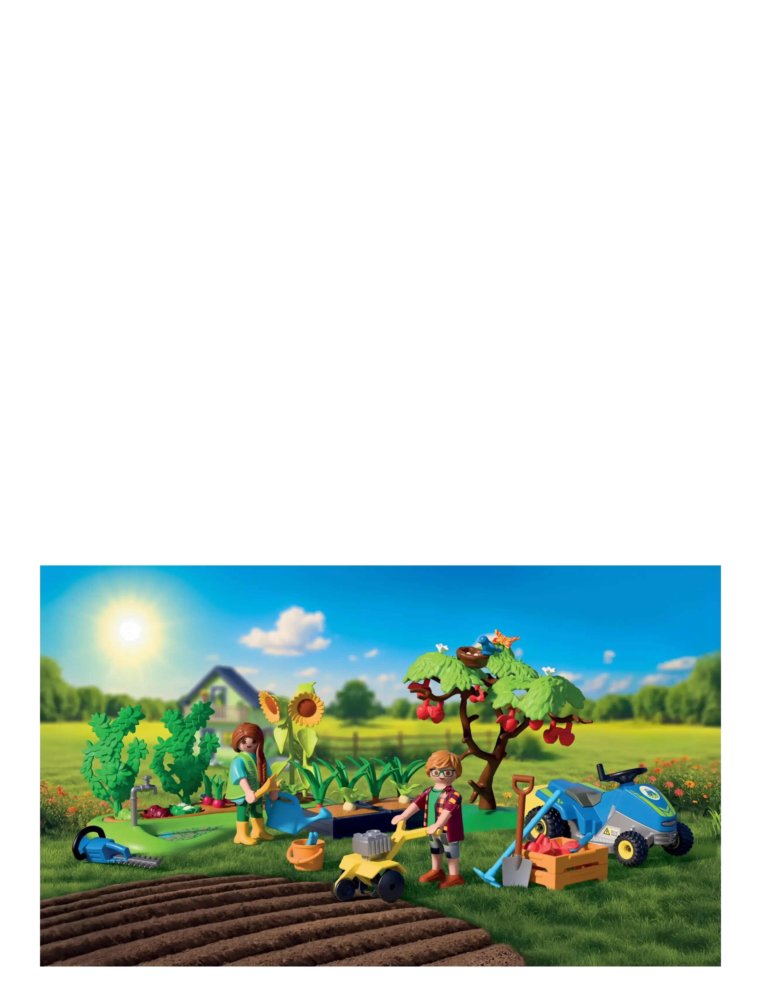 PLAYMOBIL - Idyllic Vegetable Garden - multicolored - 0