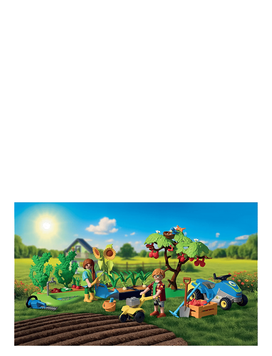 PLAYMOBIL - Idyllic Vegetable Garden - multicolored - 0