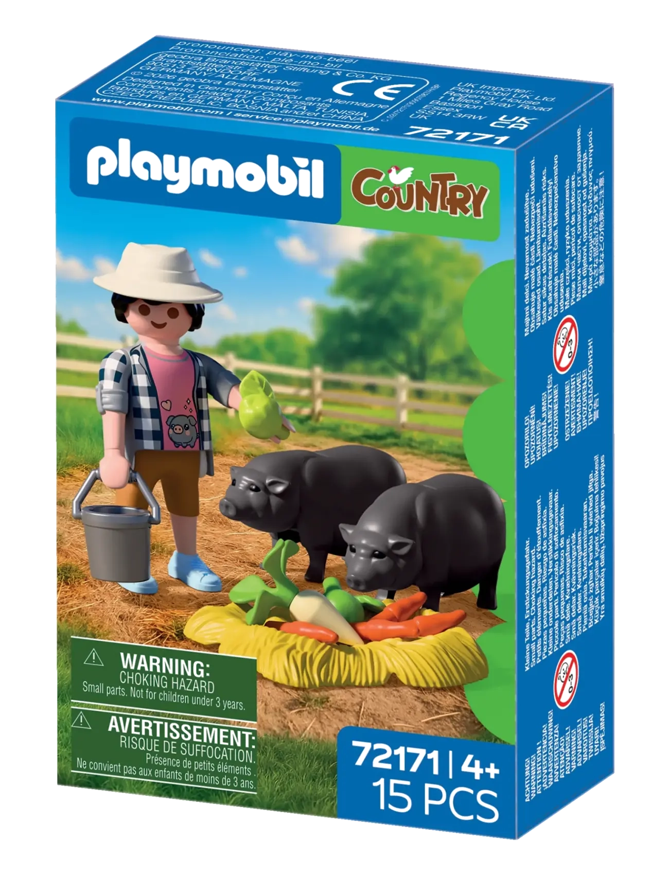 PLAYMOBIL - Farmer with Potbellied Pig - multicolored - 3