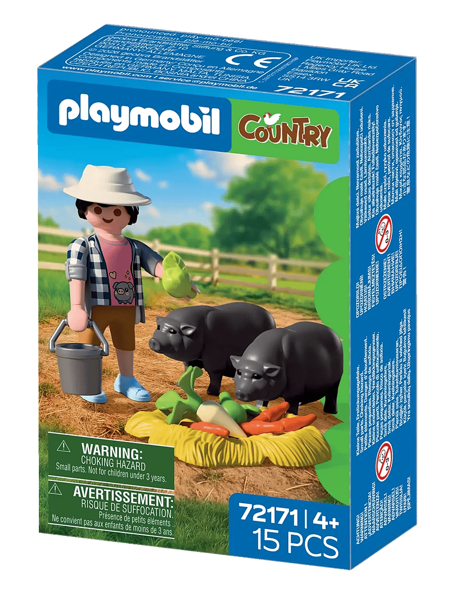 PLAYMOBIL - Farmer with Potbellied Pig - multicolored - 3