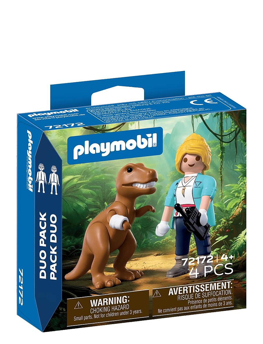 PLAYMOBIL - DuoPack T-Rex with Explorer - multicolored - 0