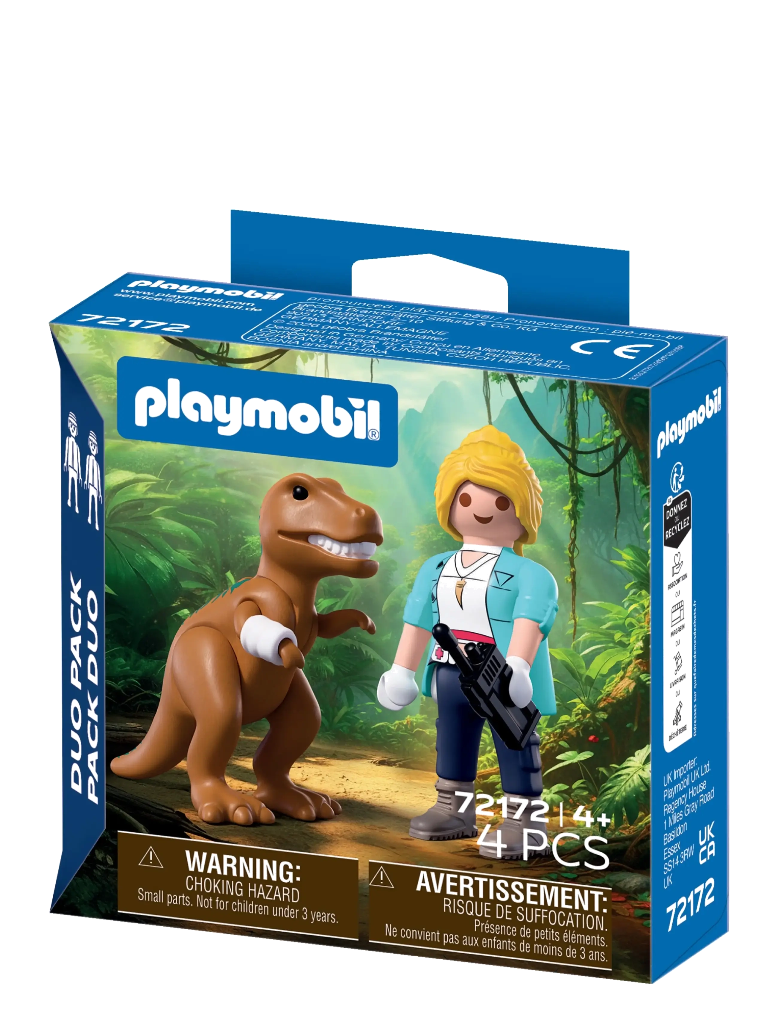PLAYMOBIL - DuoPack T-Rex with Explorer - multicolored - 2