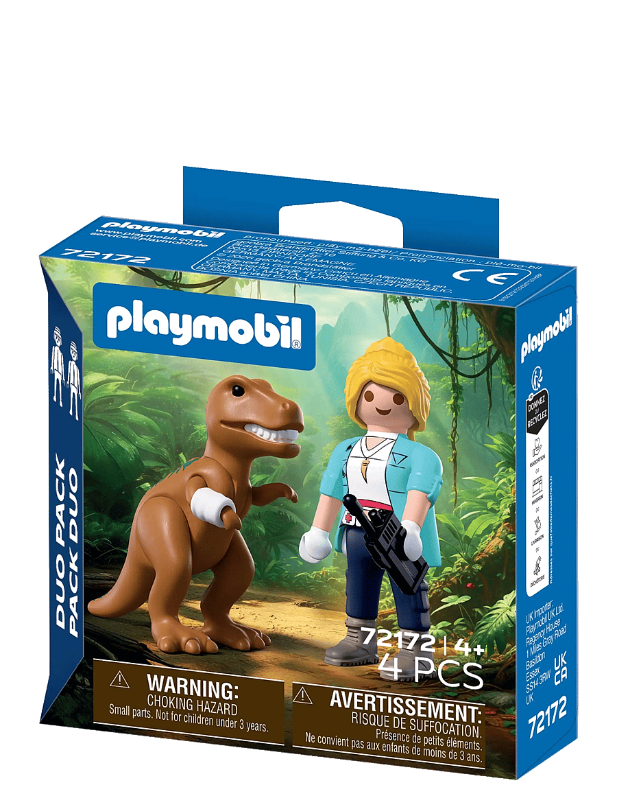 PLAYMOBIL - DuoPack T-Rex with Explorer - multicolored - 2