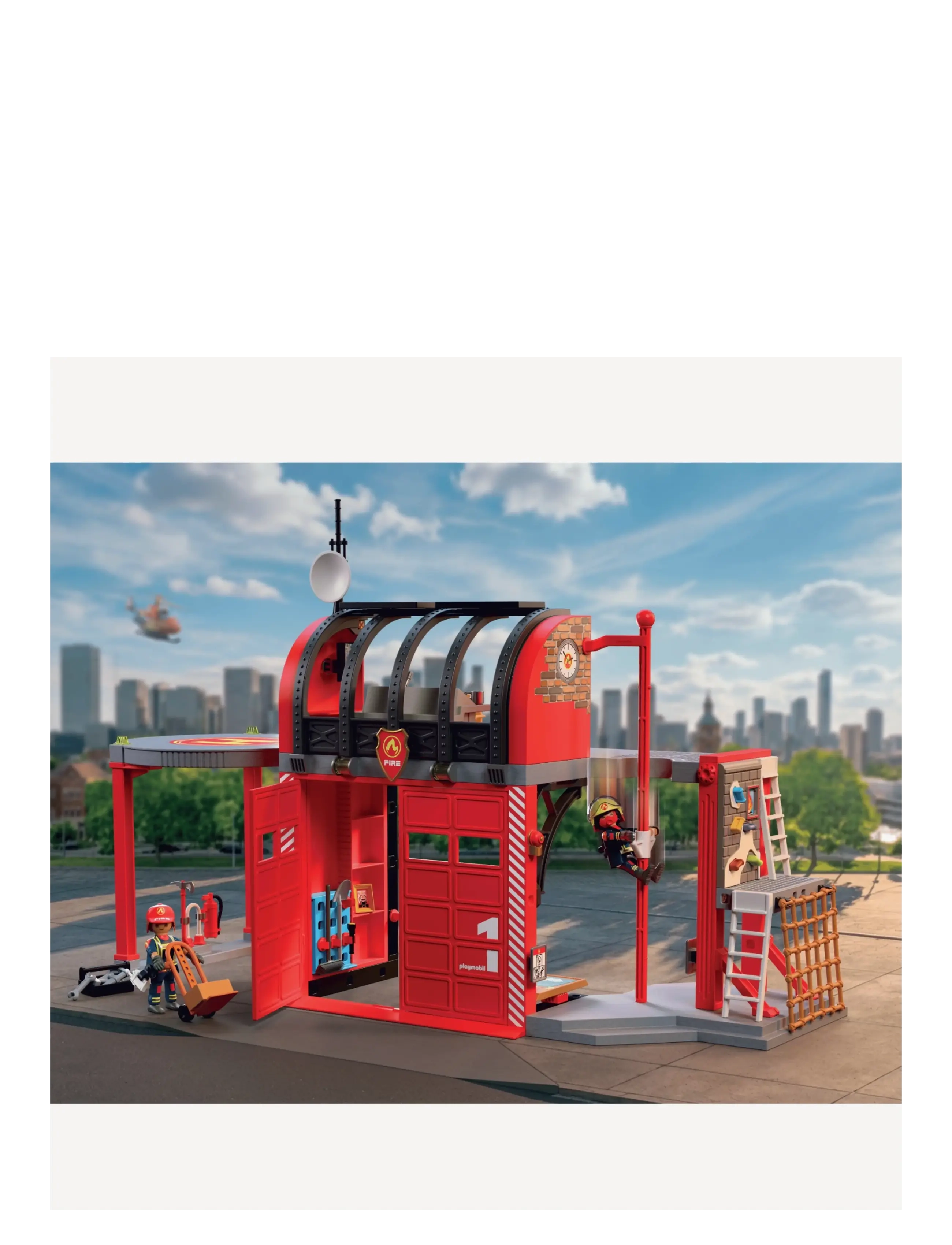 PLAYMOBIL - Large Fire Station - multicolored - 0