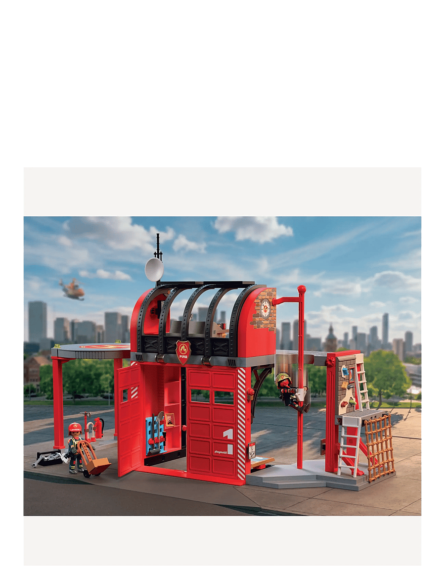 PLAYMOBIL - Large Fire Station - multicolored - 0