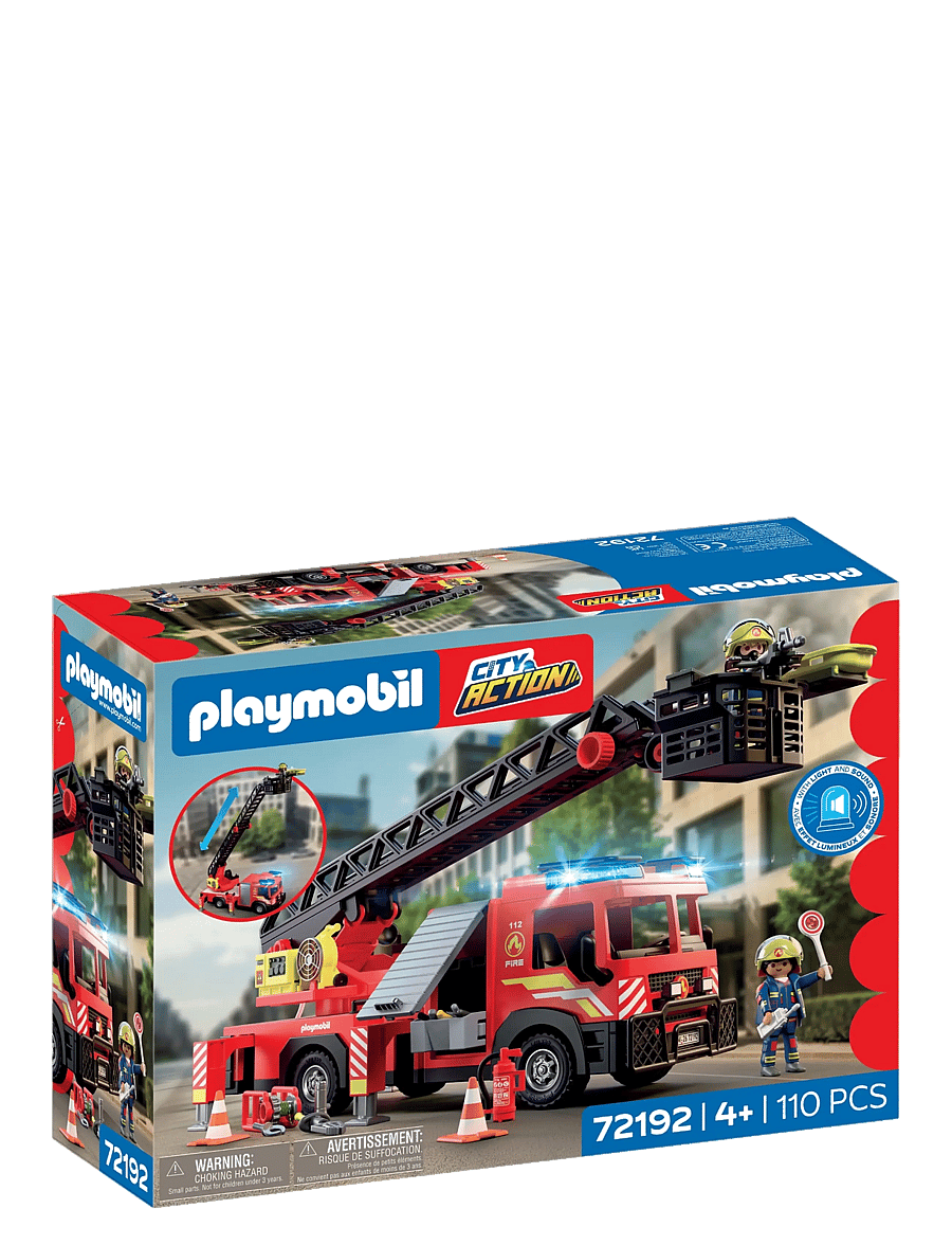 PLAYMOBIL - Fire Ladder Truck - multicolored - 0