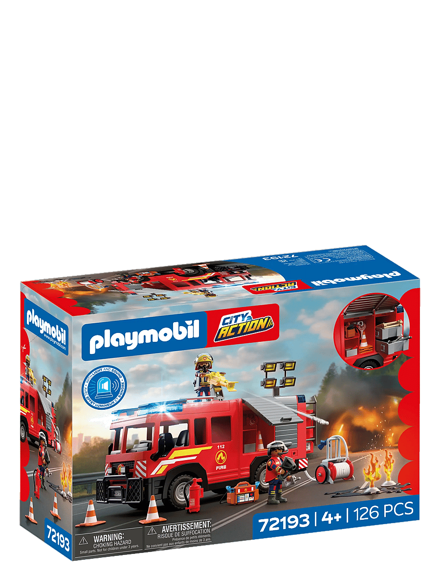 PLAYMOBIL - Fire Rescue Truck - multicolored - 1