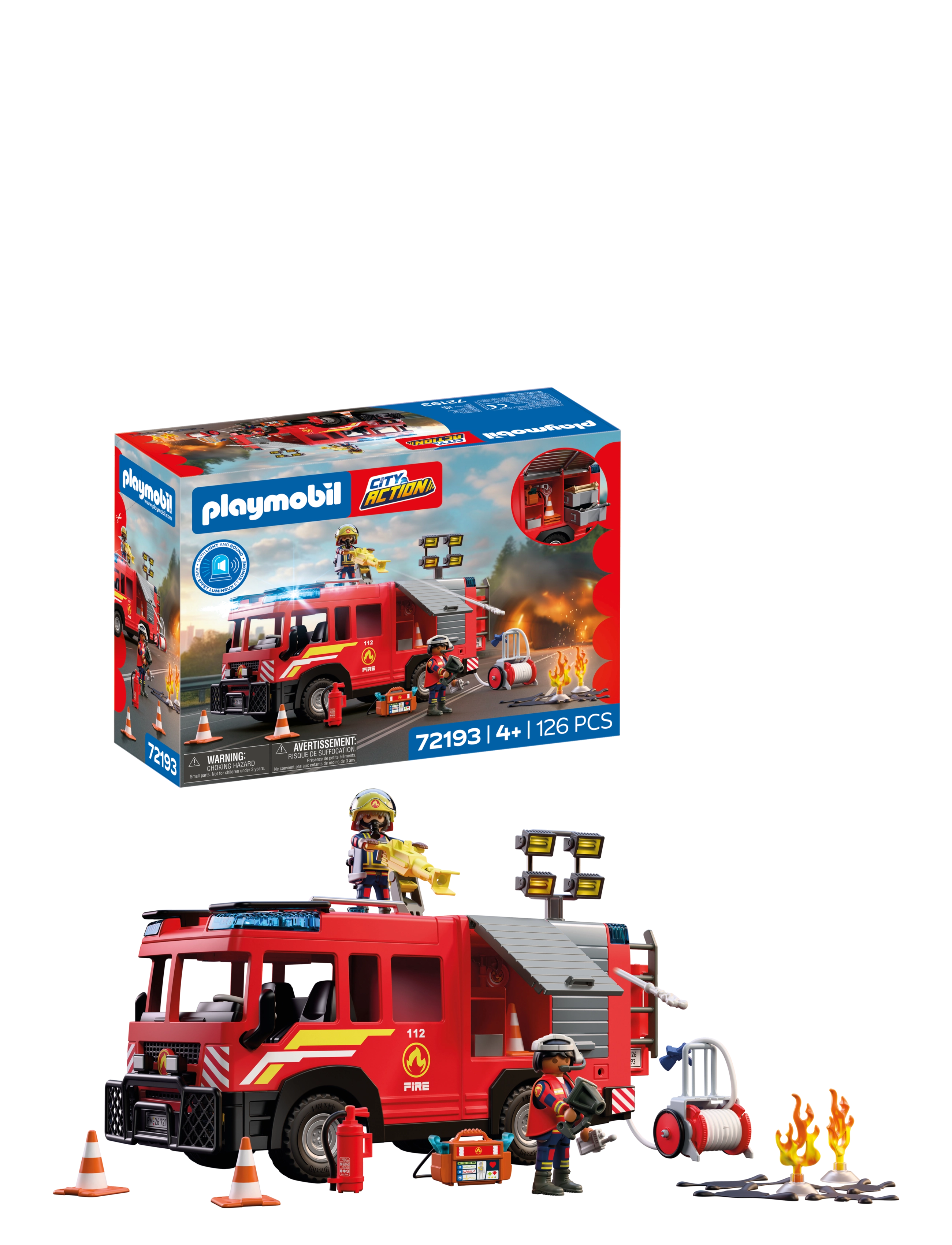 PLAYMOBIL - Fire Rescue Truck - multicolored - 2
