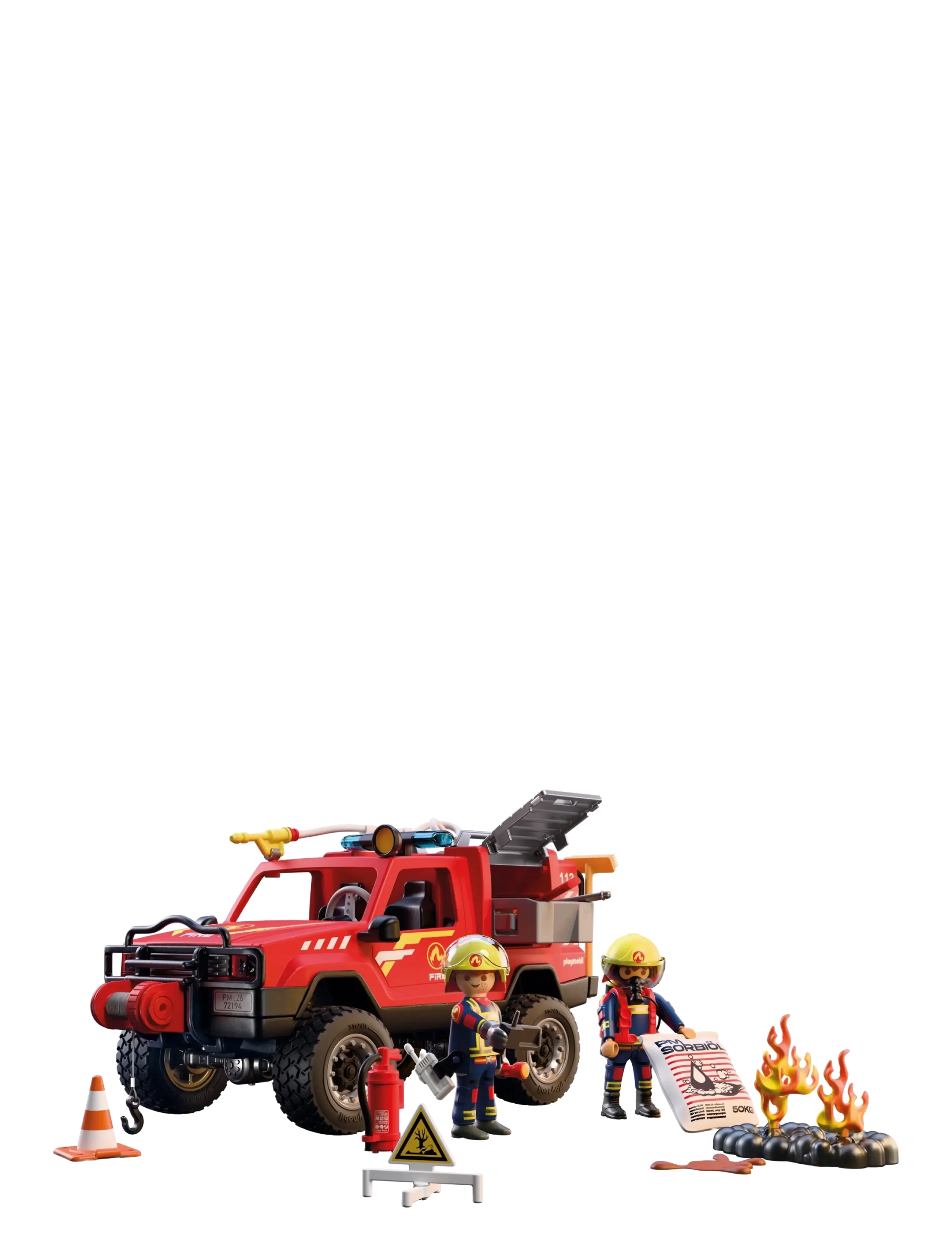 PLAYMOBIL - Fire Pickup Truck - multicolored - 1