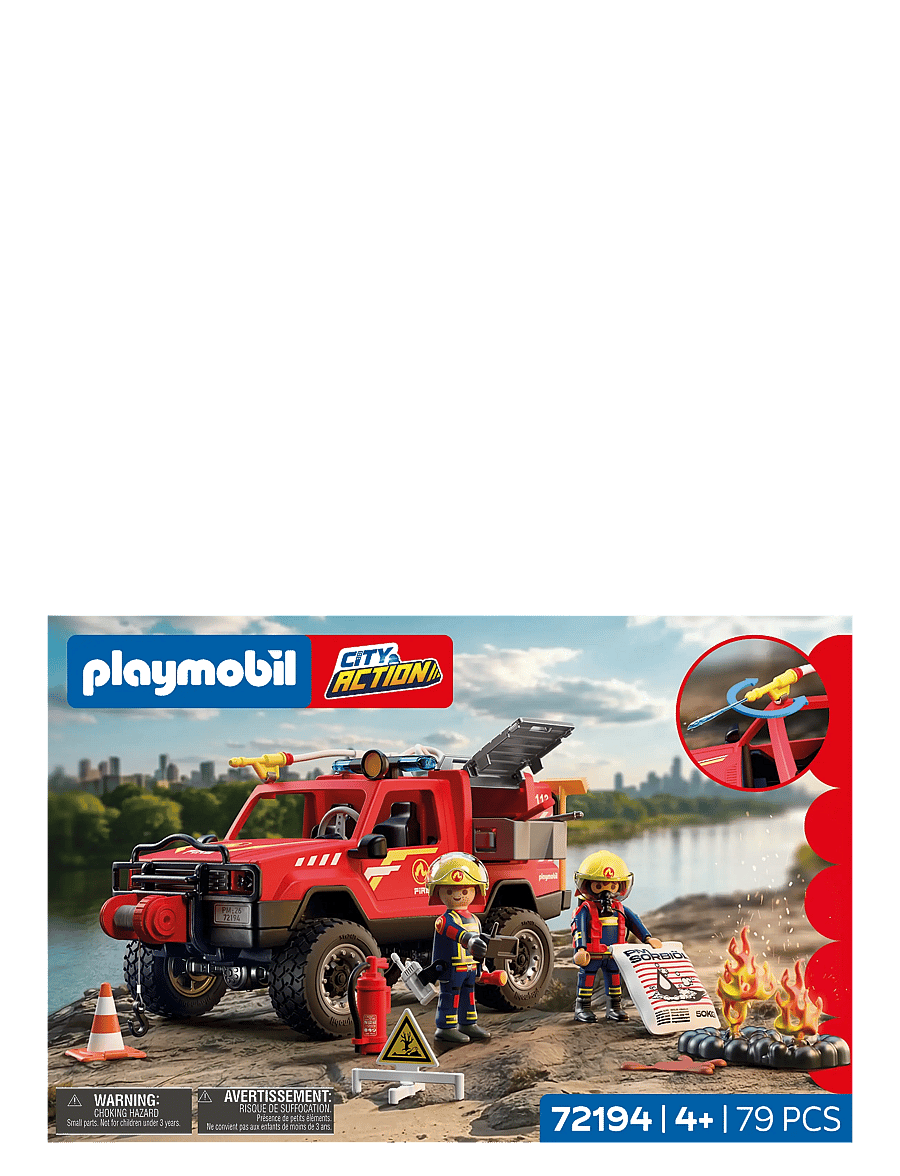 PLAYMOBIL - Fire Pickup Truck - multicolored - 2