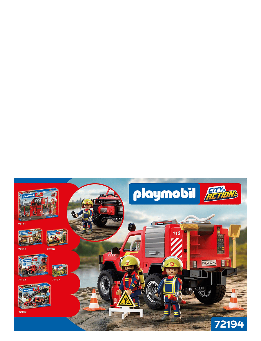 PLAYMOBIL - Fire Pickup Truck - multicolored - 4