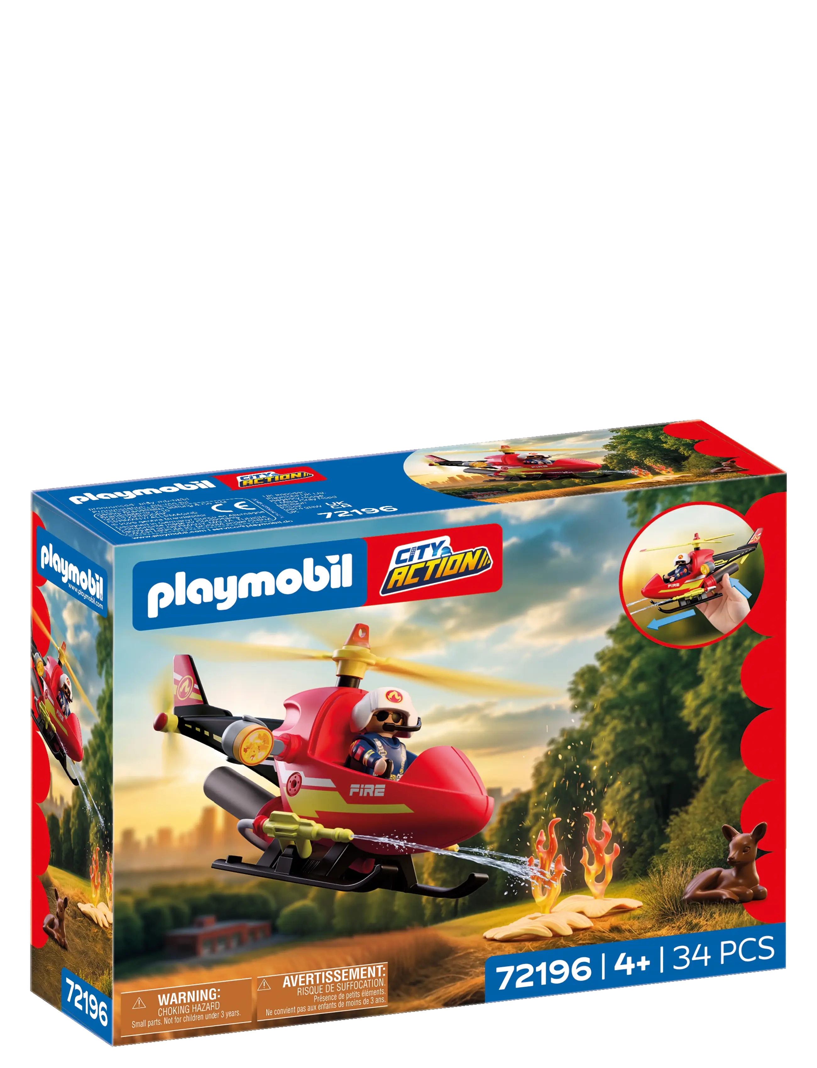 PLAYMOBIL Firefighting Helicopter -  - undefined / undefined