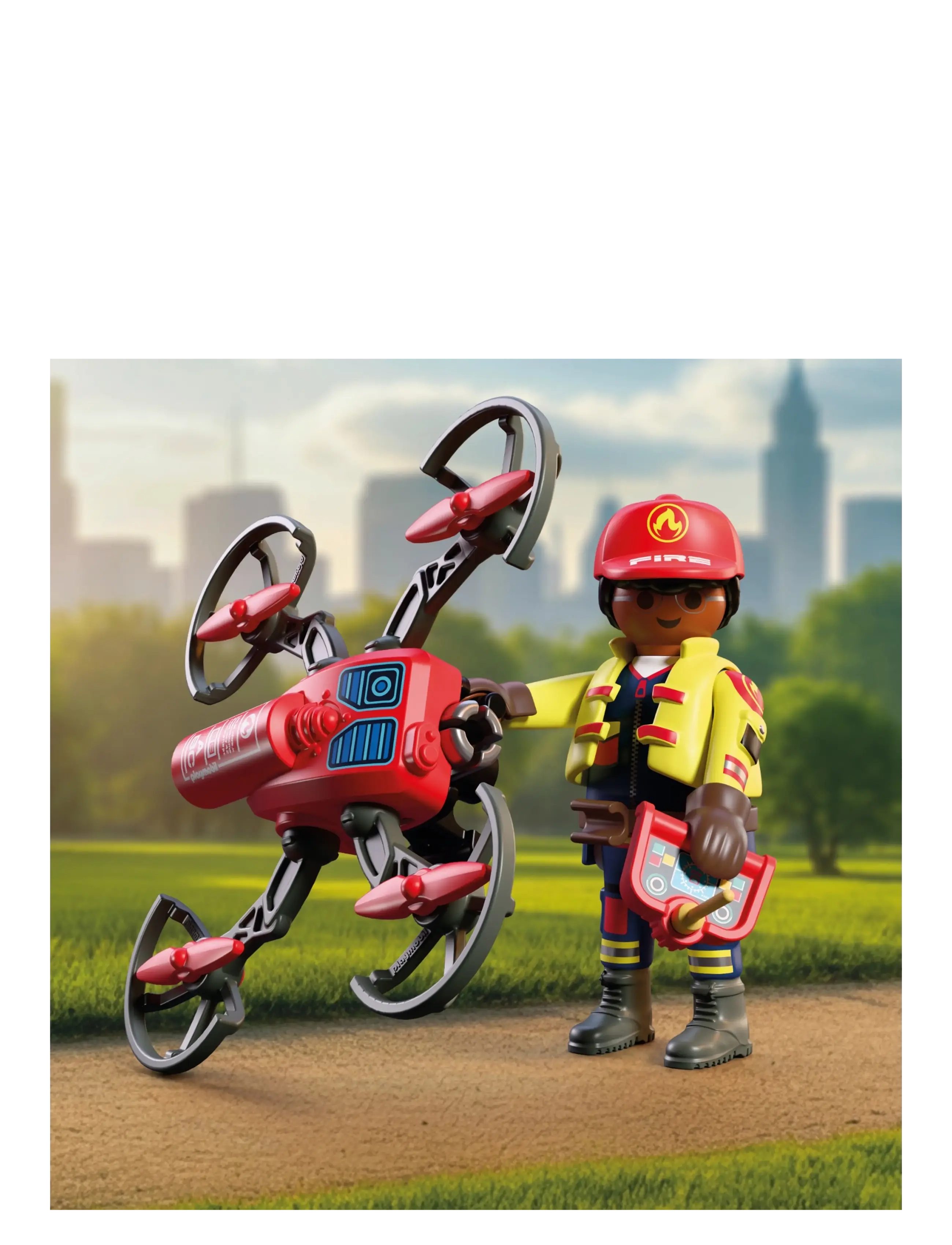 PLAYMOBIL - Firefighting Drone - multicolored - 4