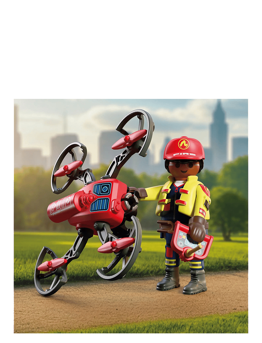 PLAYMOBIL - Firefighting Drone - multicolored - 4