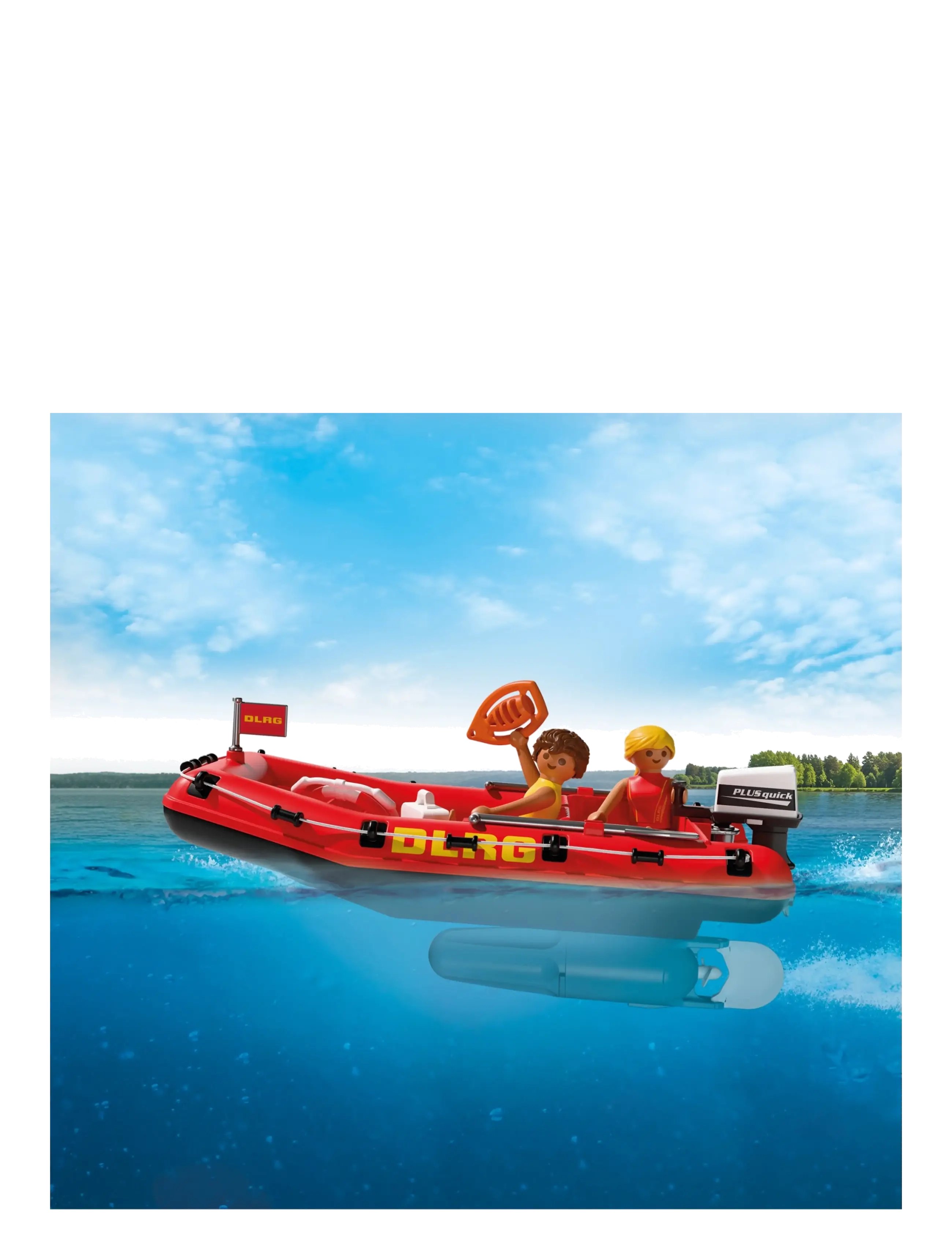 PLAYMOBIL - Rescue Boat - multicolored - 0