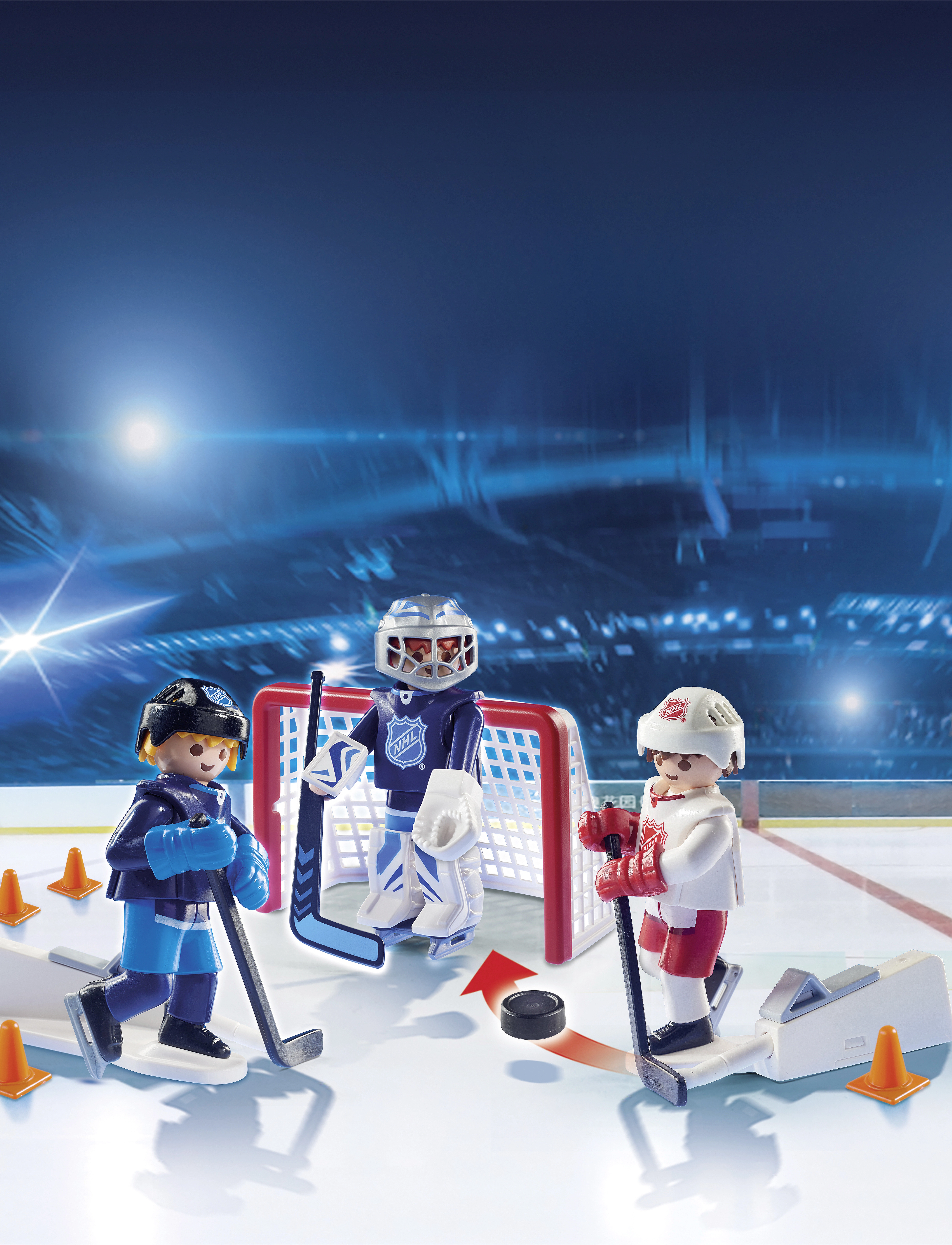 PLAYMOBIL - PLAYMOBIL NHL Shootout Carry Case - 9177 - multicolored - 5