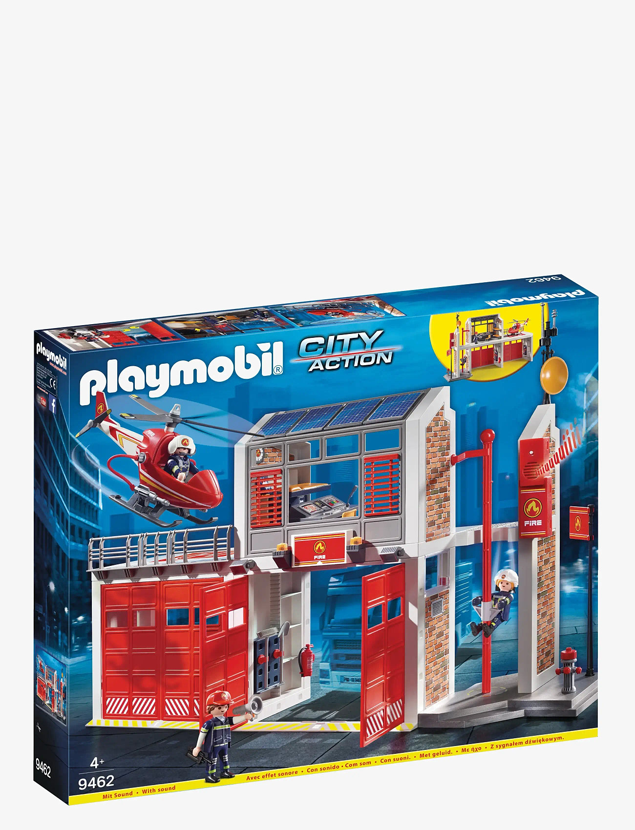 PLAYMOBIL - PLAYMOBIL City Action Stor brandstation - 9462 - playmobil city action - multicolored - 1