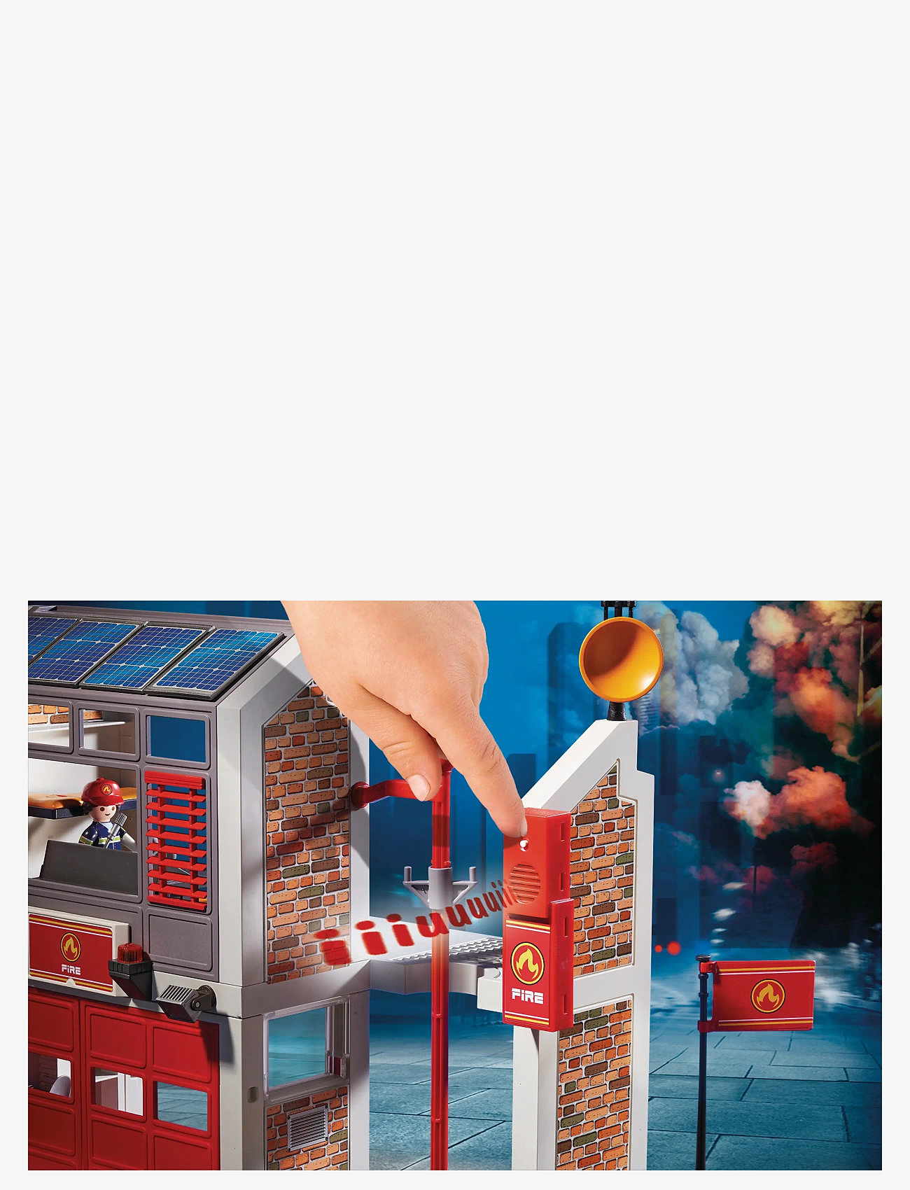PLAYMOBIL - PLAYMOBIL City Action Stor brandstation - 9462 - playmobil city action - multicolored - 4