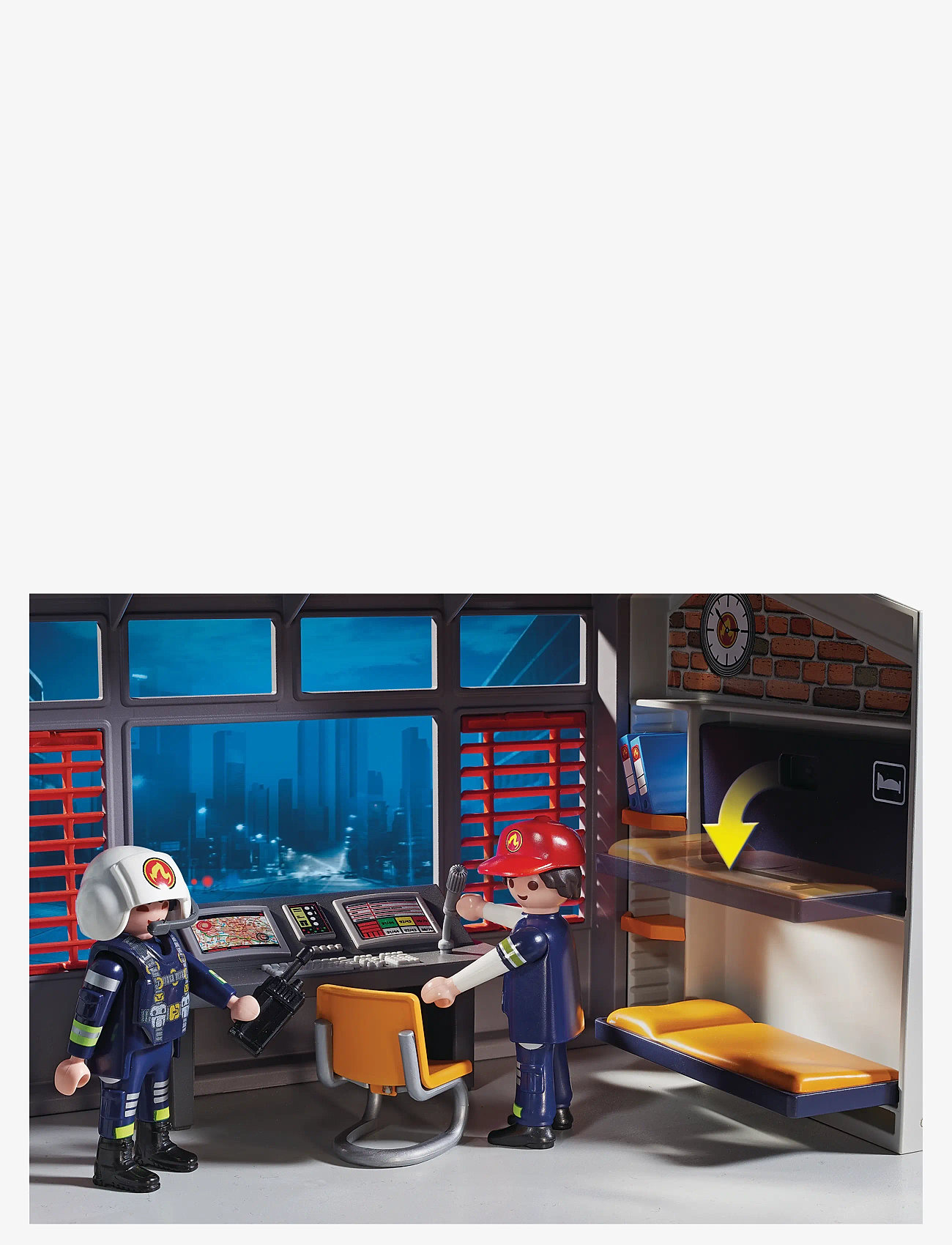 PLAYMOBIL - PLAYMOBIL City Action Stor brandstation - 9462 - playmobil city action - multicolored - 5