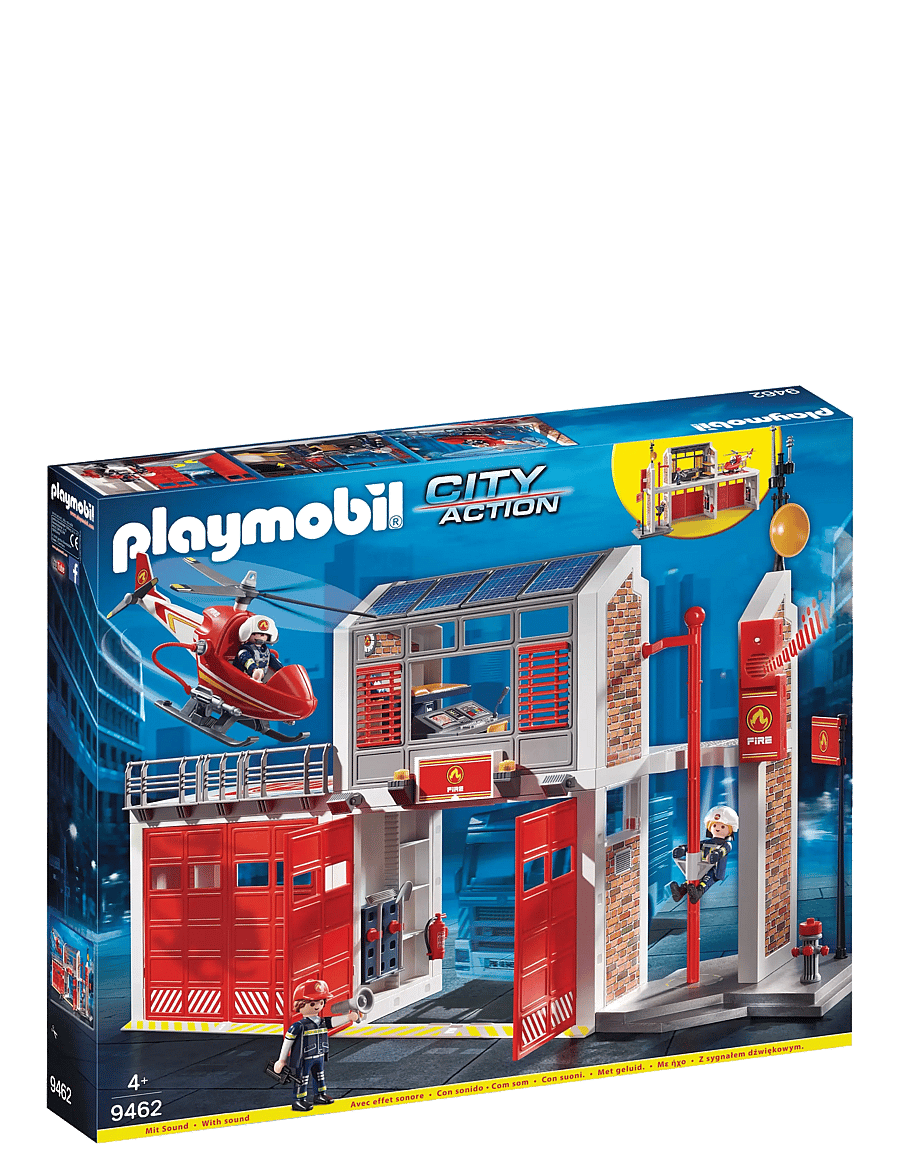 PLAYMOBIL - Fire Station - playmobil city action - multicolored - 0
