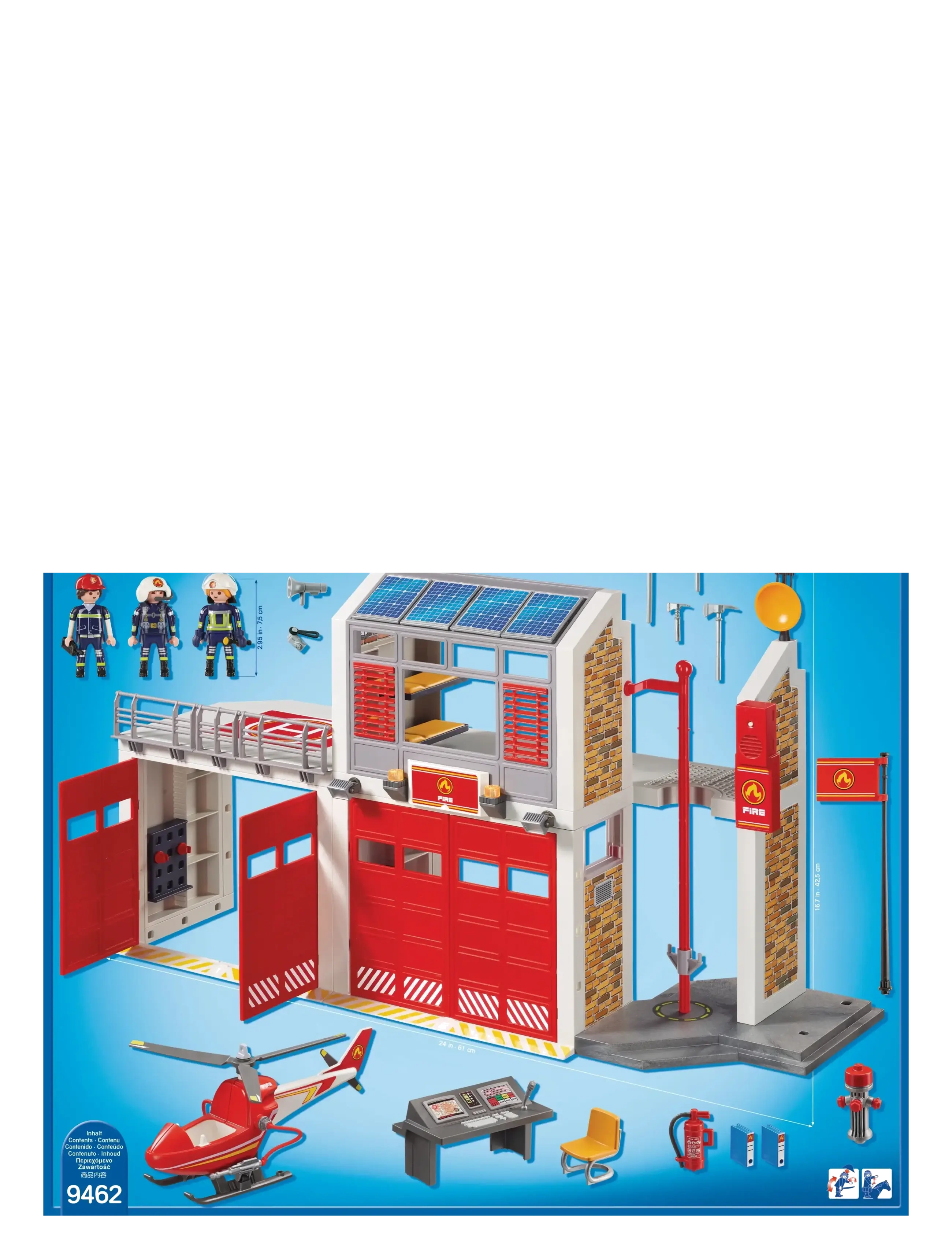 PLAYMOBIL - Fire Station - playmobil city action - multicolored - 1