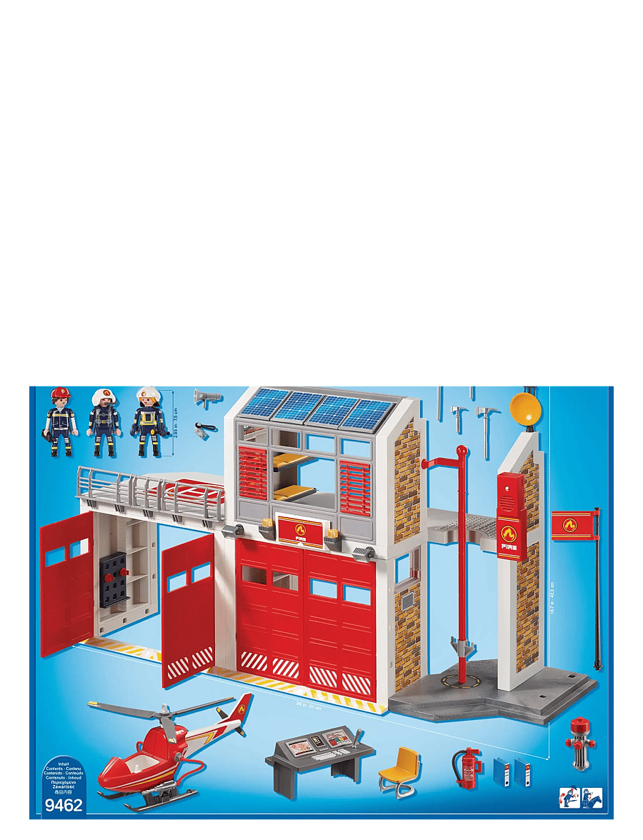 PLAYMOBIL - Fire Station - playmobil city action - multicolored - 1