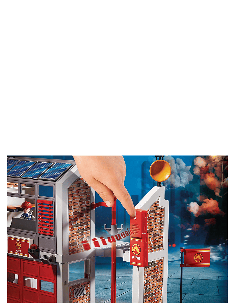 PLAYMOBIL - Fire Station - playmobil city action - multicolored - 3