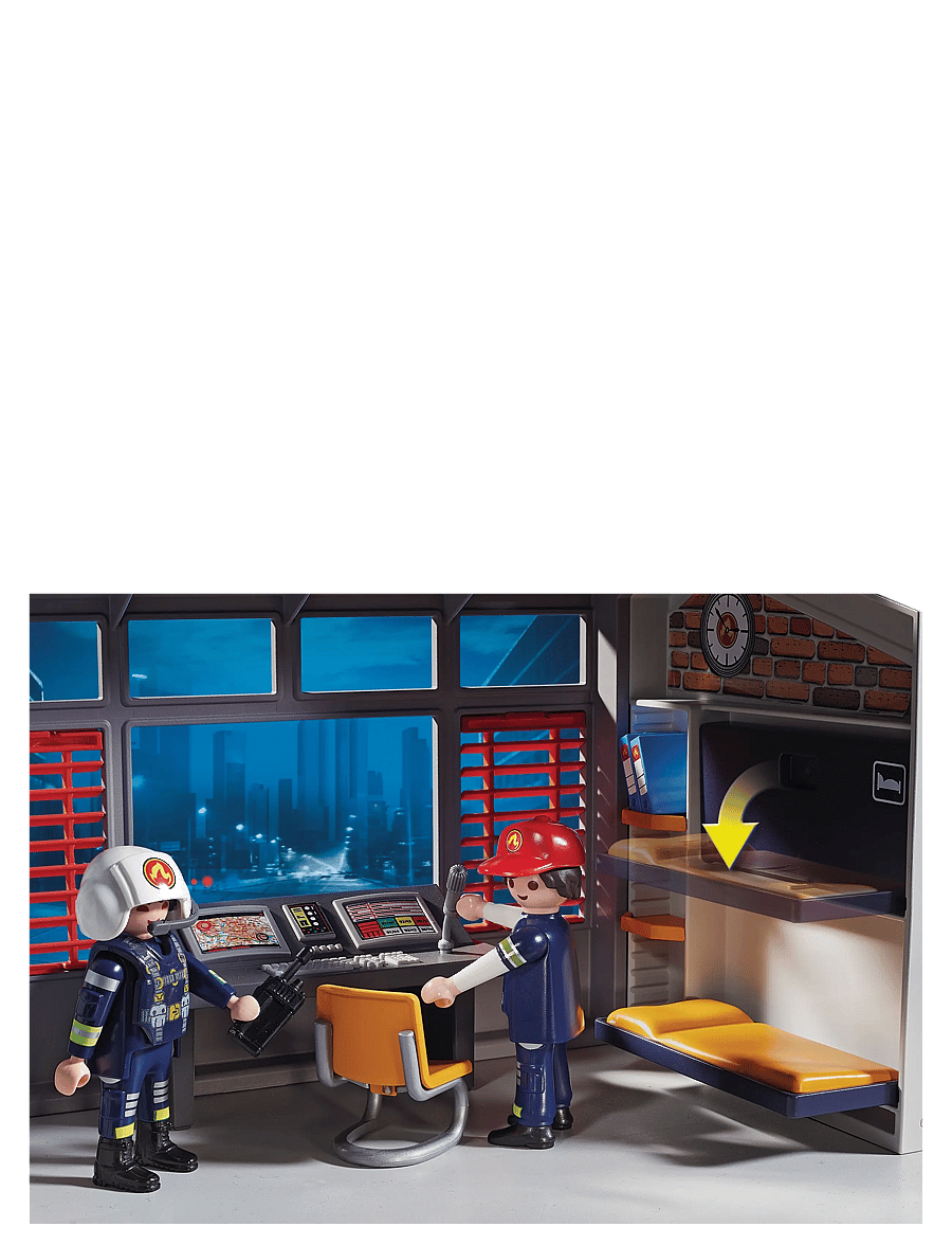 PLAYMOBIL - Fire Station - playmobil city action - multicolored - 4