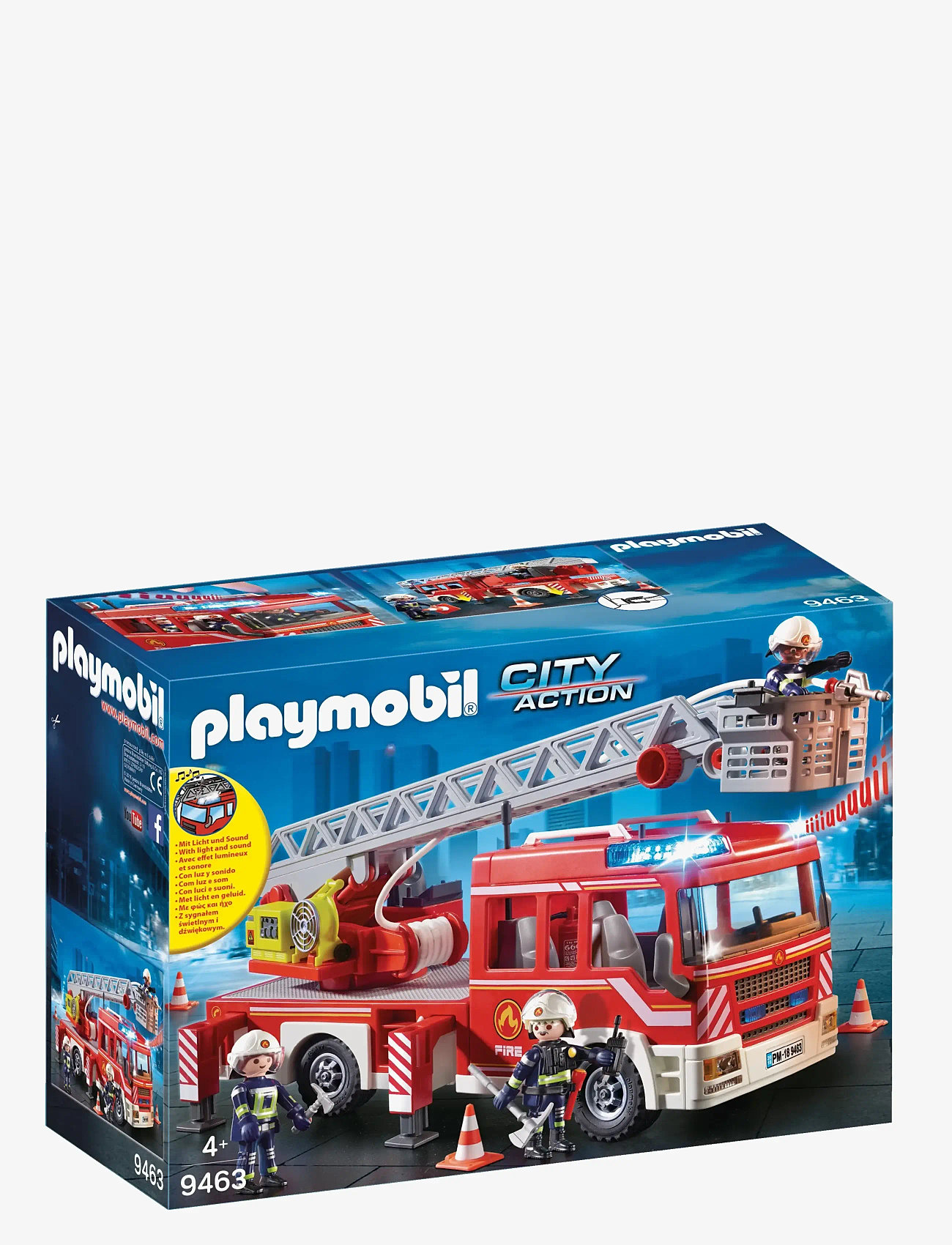 PLAYMOBIL - PLAYMOBIL City Action Fire Ladder Unit - 9463 - playmobil city action - multicolored - 0