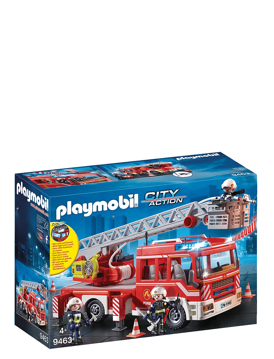 PLAYMOBIL - Fire Ladder Unit - playmobil city action - multicolored - 0