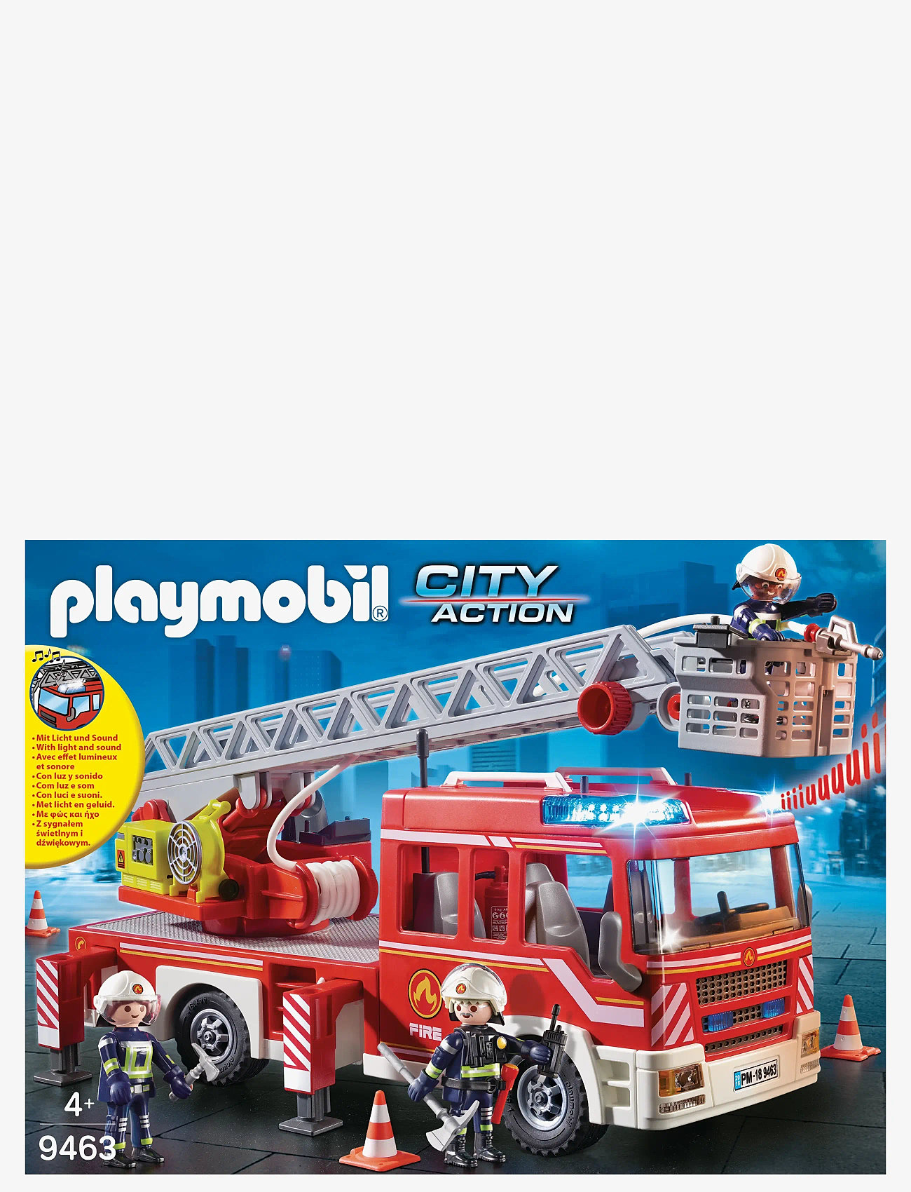PLAYMOBIL - PLAYMOBIL City Action Fire Ladder Unit - 9463 - playmobil city action - multicolored - 1