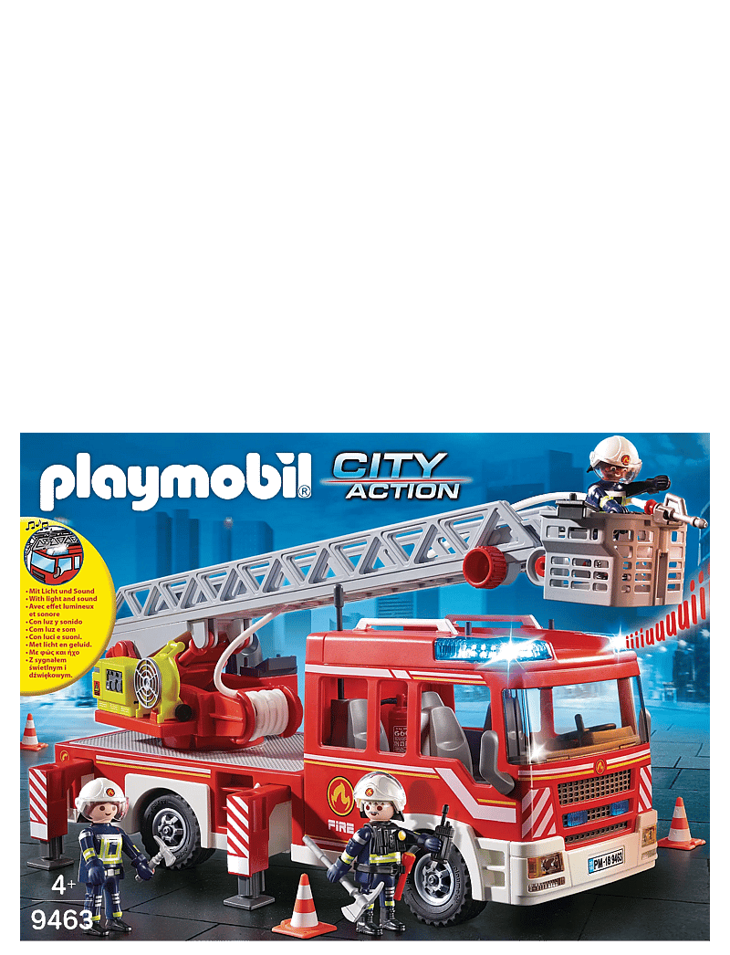 PLAYMOBIL - PLAYMOBIL City Action Fire Ladder Unit - 9463 - playmobil city action - multicolored - 1