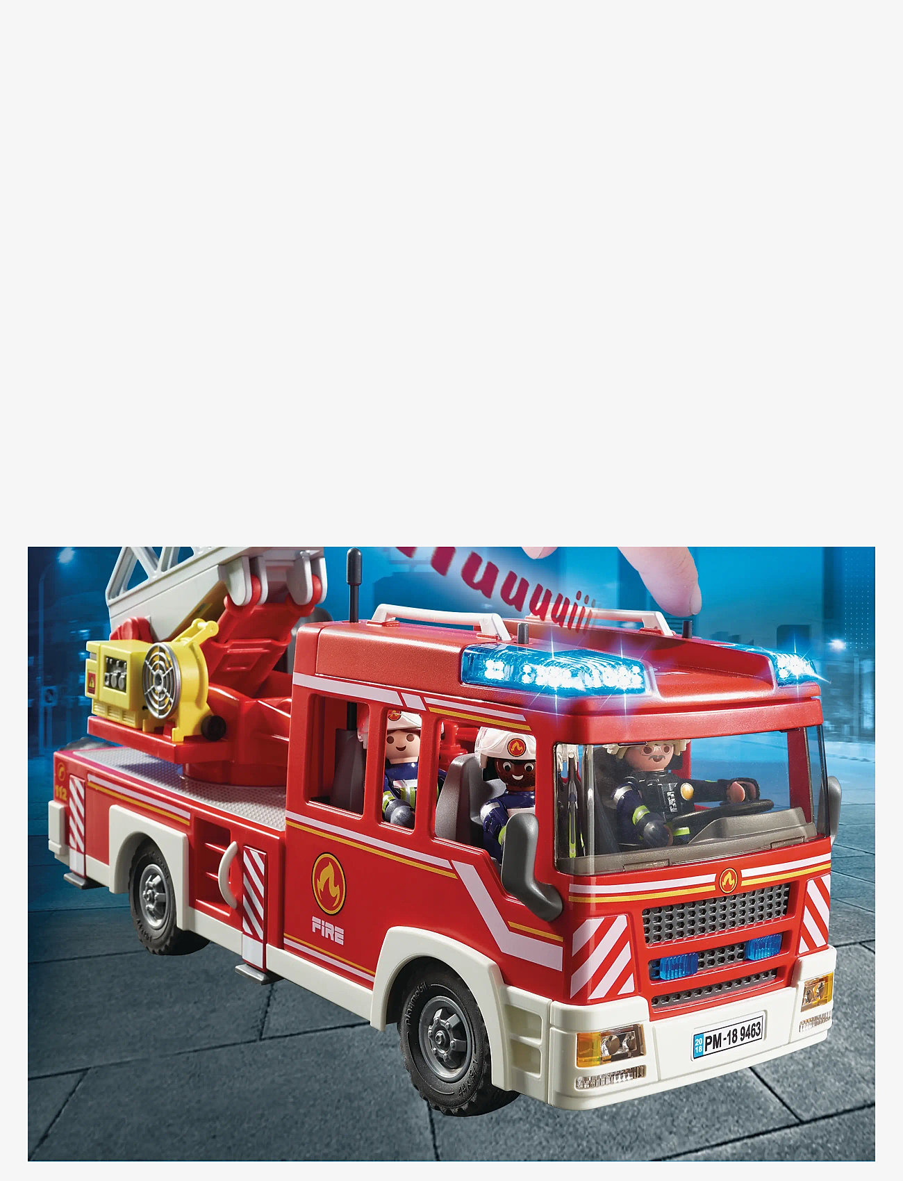 PLAYMOBIL - PLAYMOBIL City Action Fire Ladder Unit - 9463 - playmobil city action - multicolored - 5