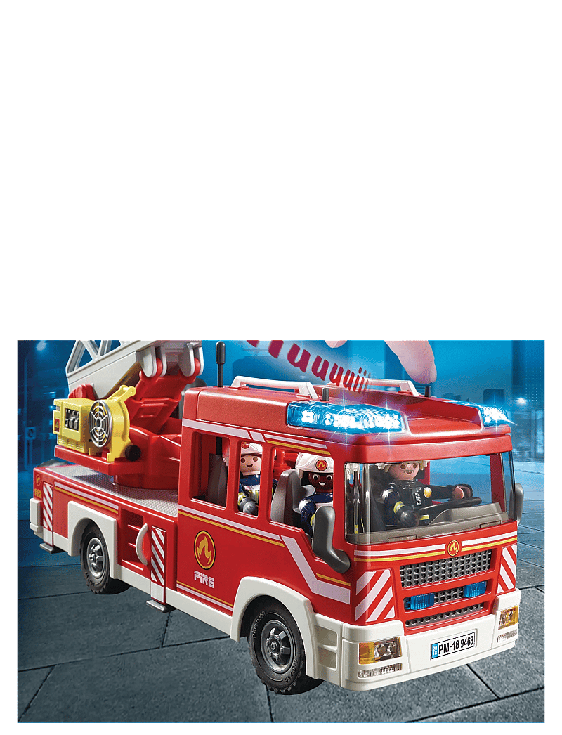PLAYMOBIL - PLAYMOBIL City Action Fire Ladder Unit - 9463 - playmobil city action - multicolored - 5