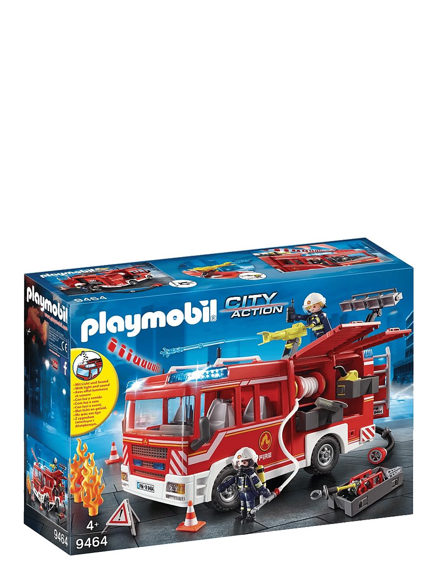 PLAYMOBIL - Fire Engine - playmobil city action - multicolored - 0
